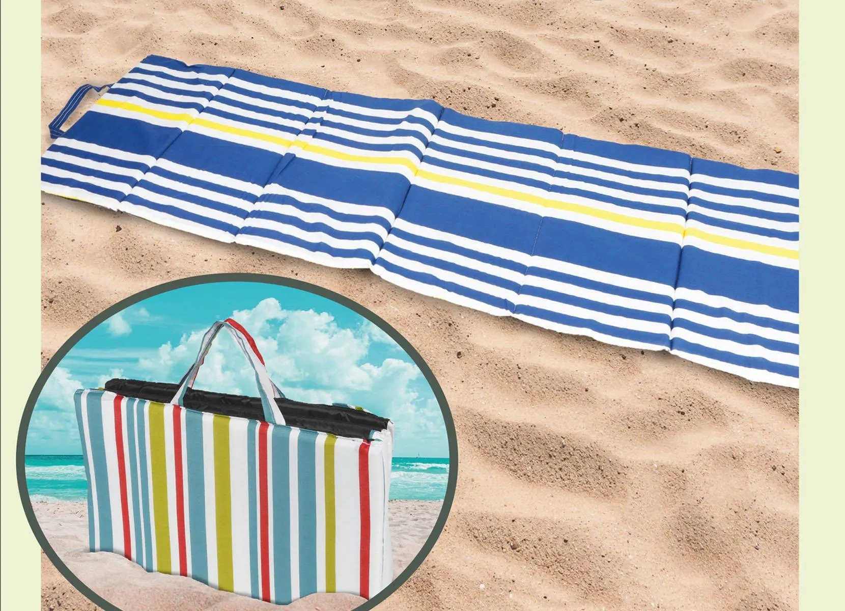 Faltbare Strandmatte 54x190cm