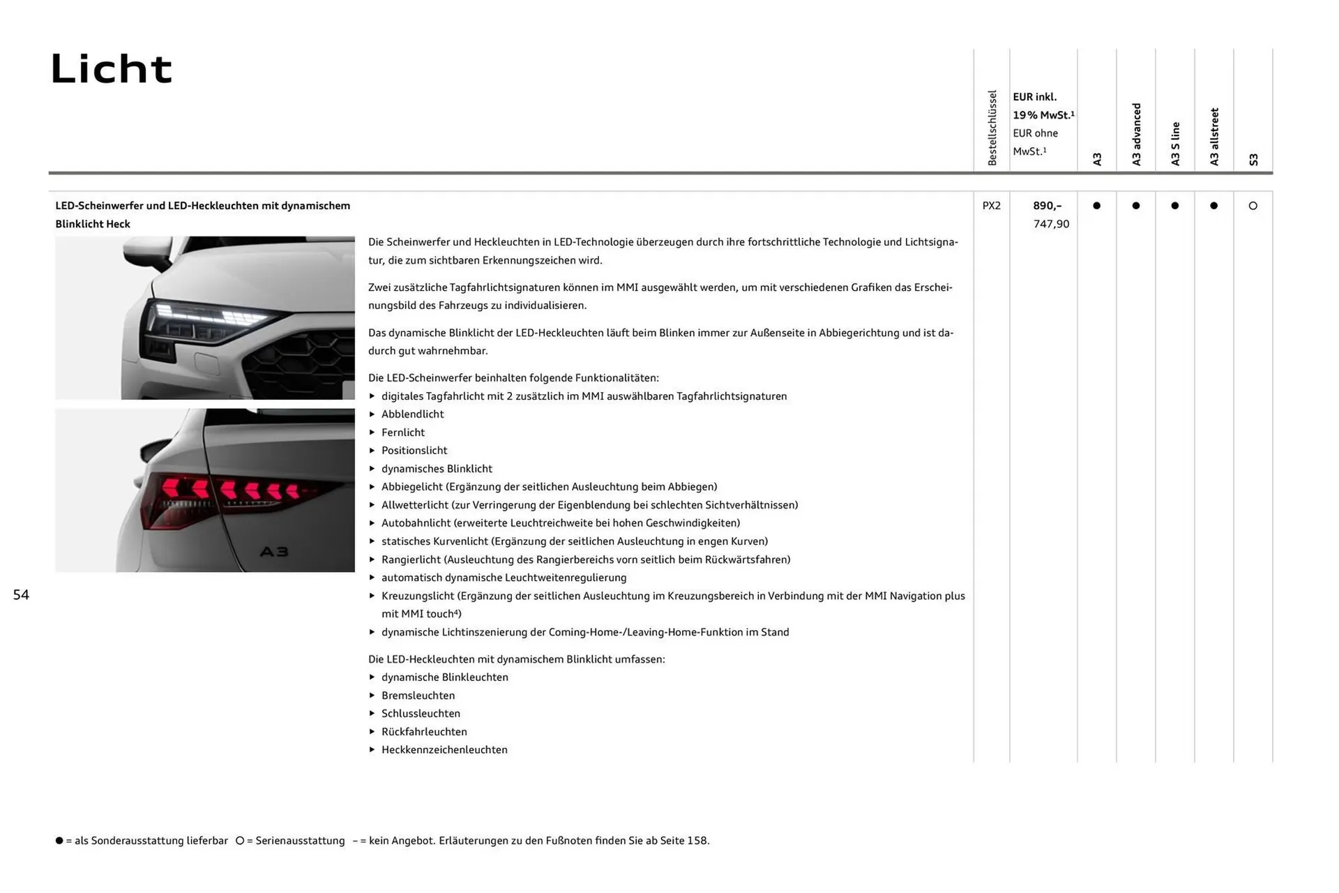 Audi Prospekt von 27. Juli bis 27. Juli 2026 - Prospekt seite 54