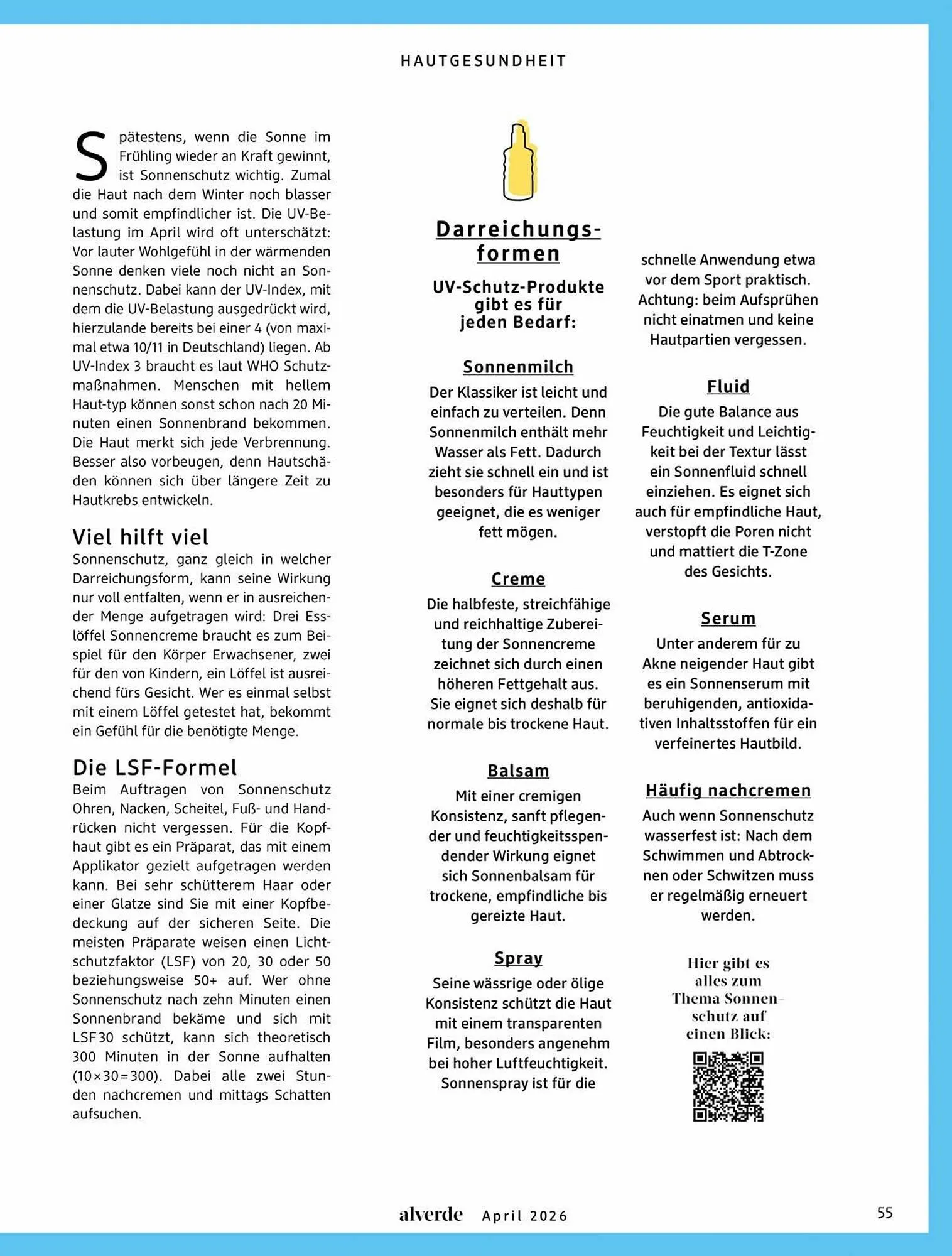 Dm drogerie Magazin von 1. April bis 30. April 2026 - Prospekt seite 55