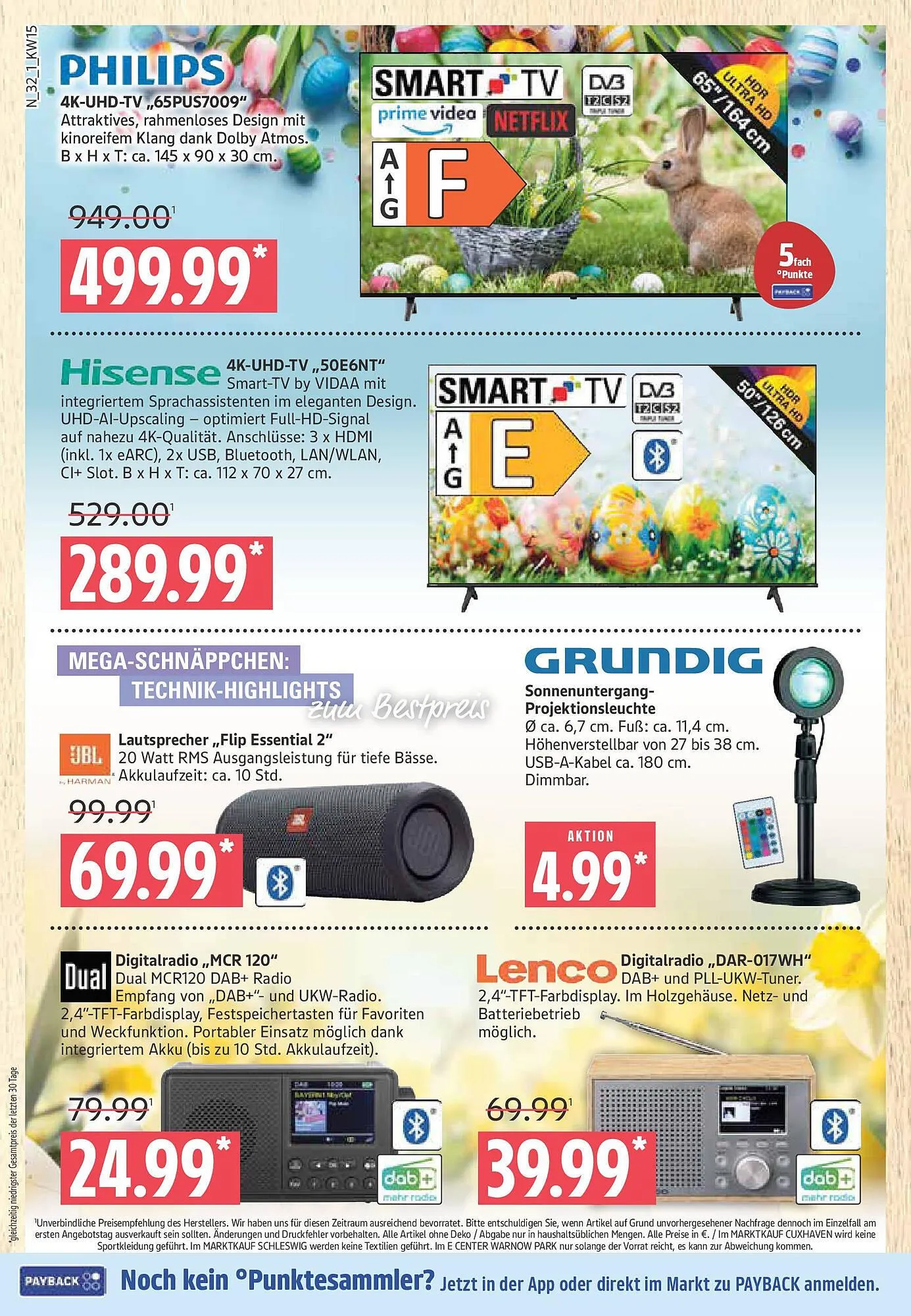 Marktkauf Prospekt von 6. April bis 14. April 2025 - Prospekt seite 32