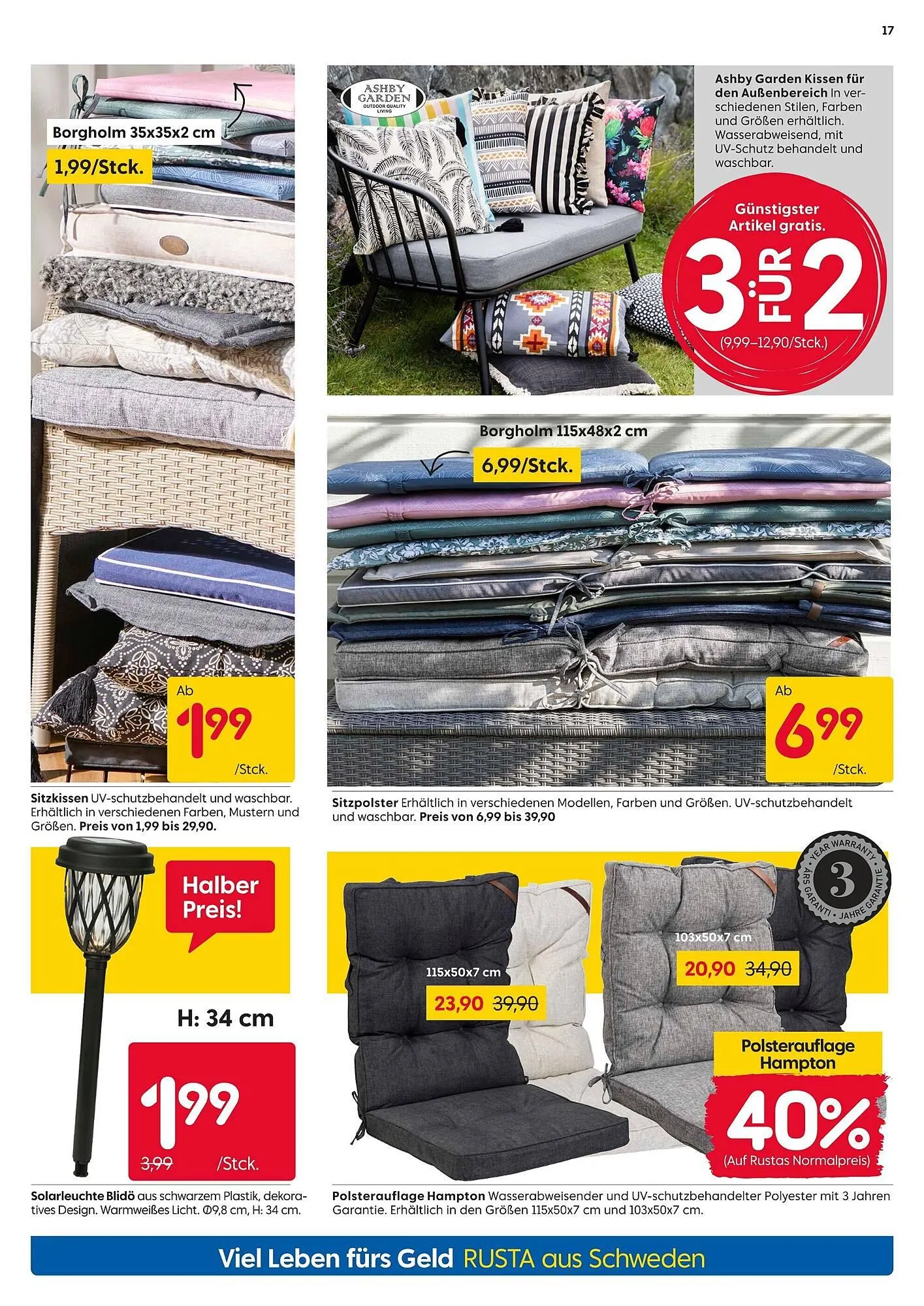 Rusta Prospekt von 12. April bis 18. April 2025 - Prospekt seite 17