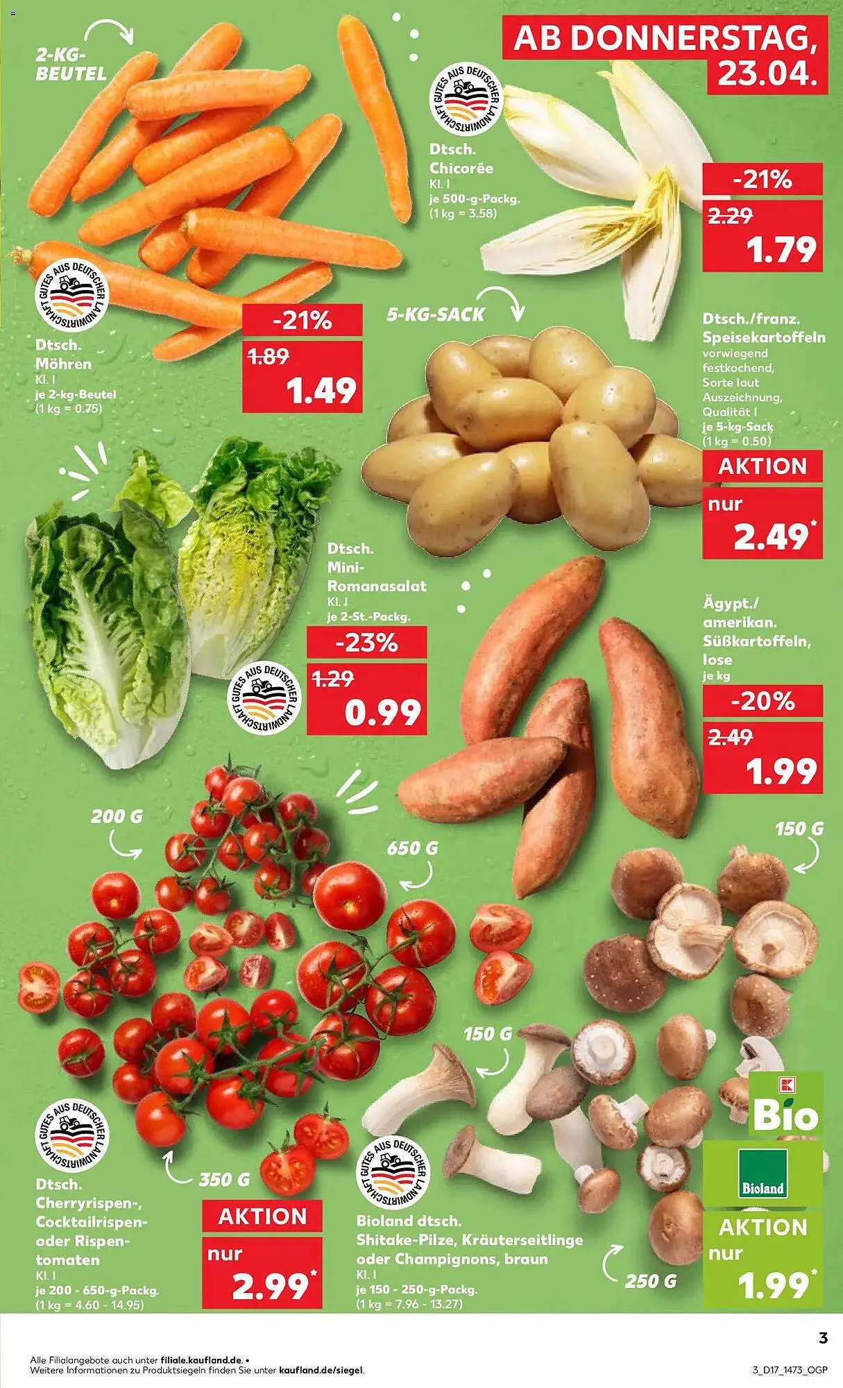 Kaufland Prospekt von 23. April bis 29. April 2026 - Prospekt seite 3