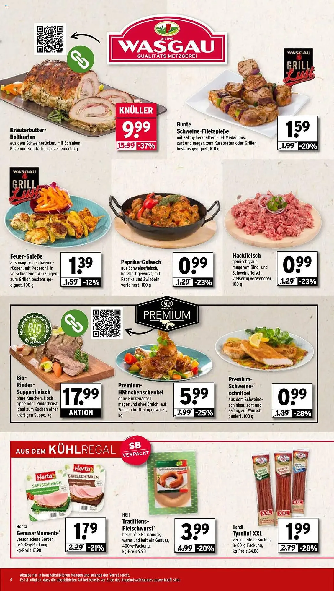 Wasgau Prospekt von 25. August bis 31. August 2025 - Prospekt seite 4