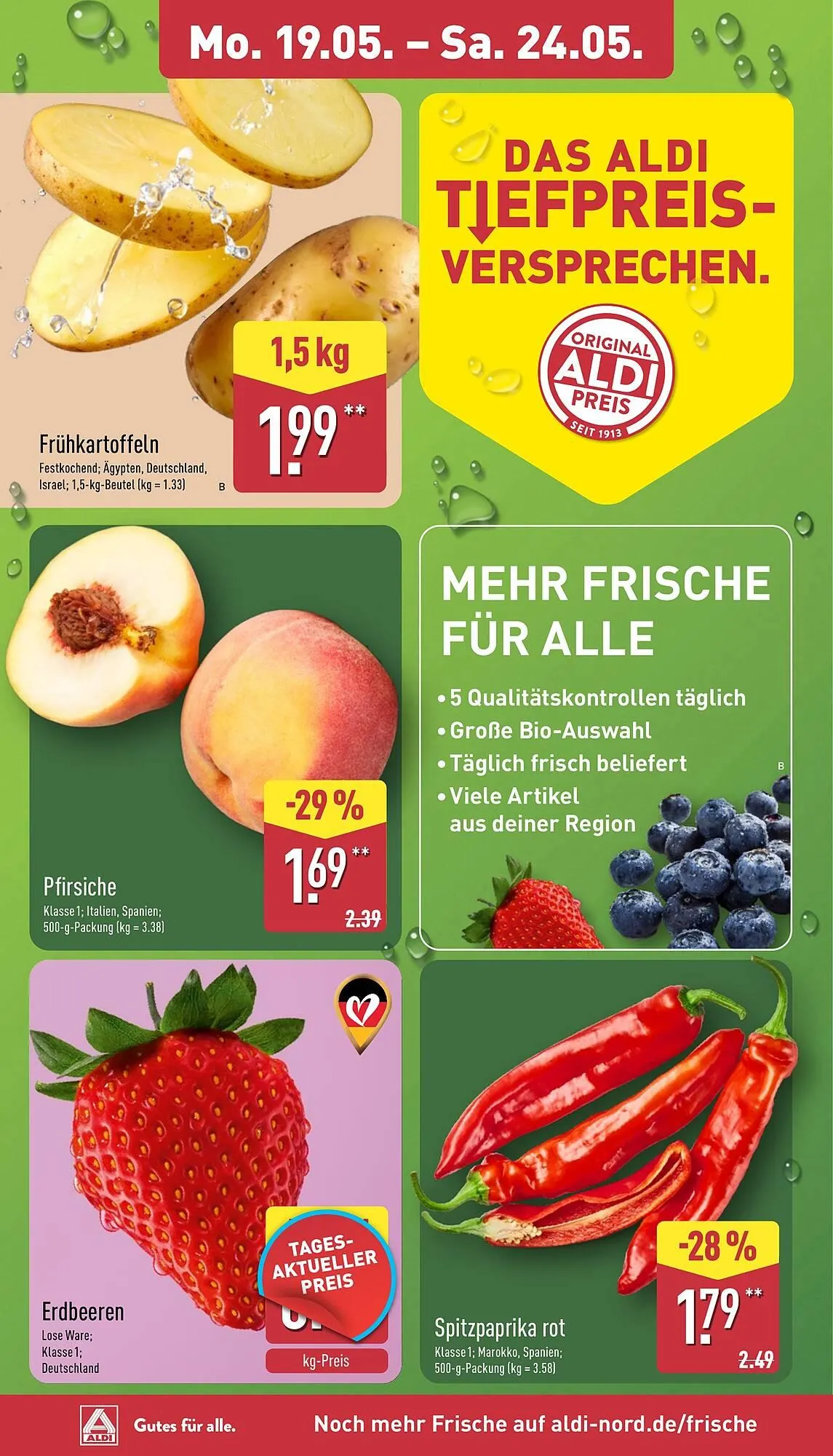 Aldi Nord Prospekt von 19. Mai bis 25. Mai 2025 - Prospekt seite 2