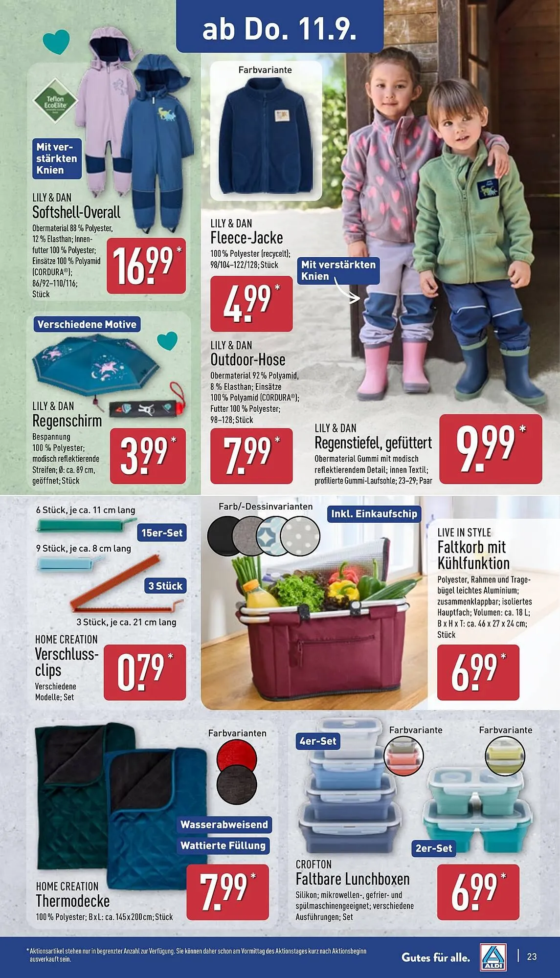 Aldi Nord Prospekt von 8. September bis 13. September 2025 - Prospekt seite 27