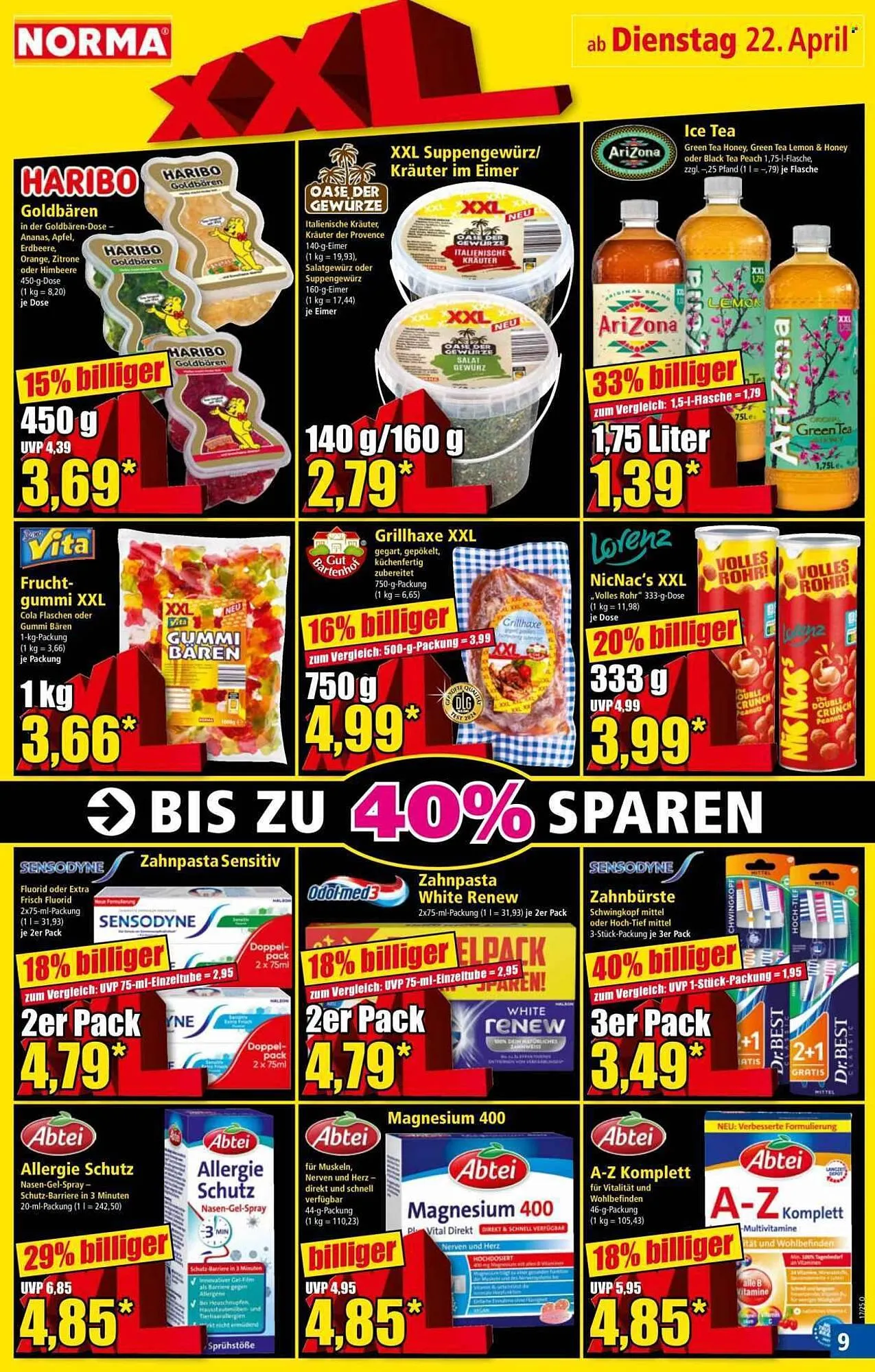 Norma Prospekt von 22. April bis 27. April 2025 - Prospekt seite 9