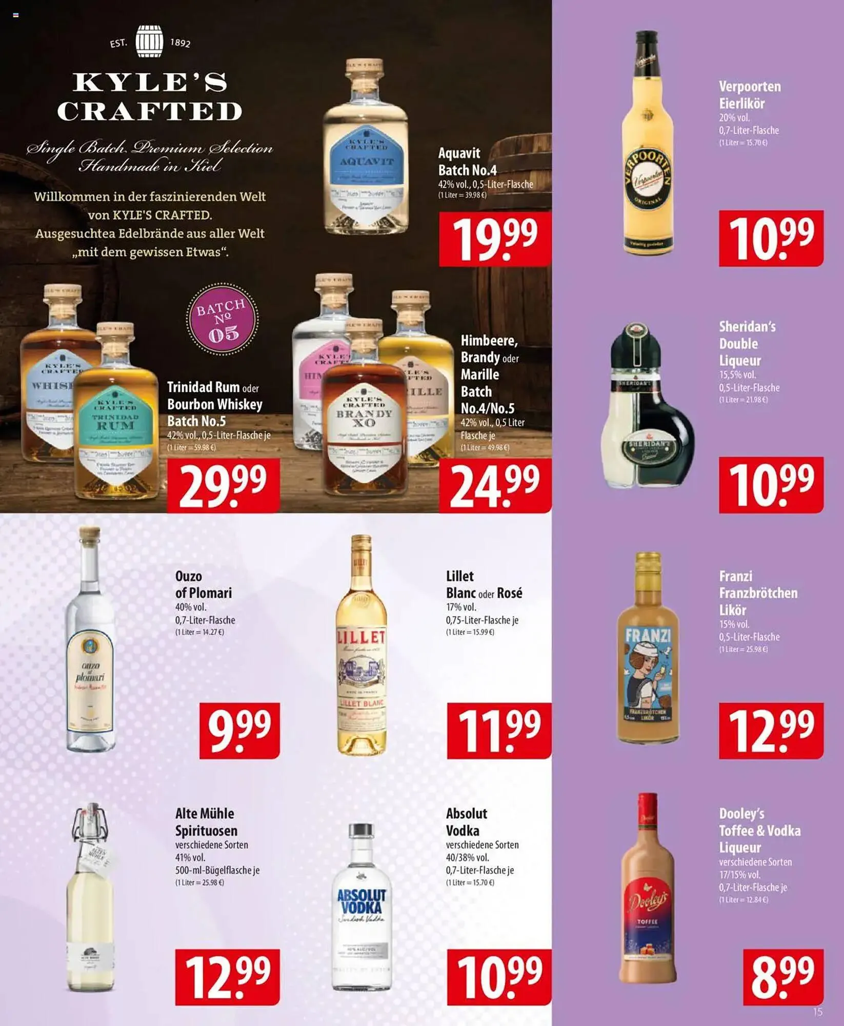 Famila Nord Ost Prospekt von 14. April bis 19. April 2025 - Prospekt seite 15