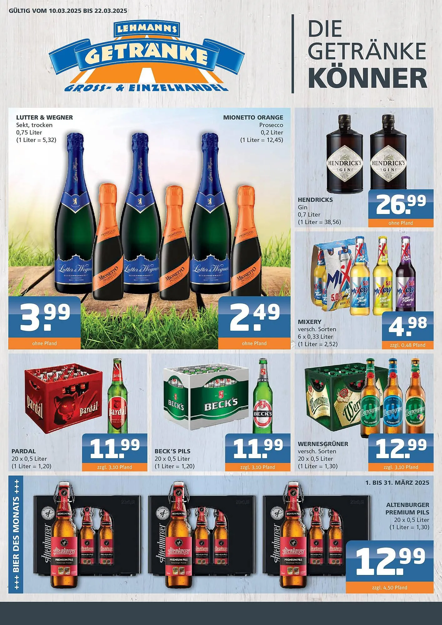 Getränke Lehmann Prospekt - 1