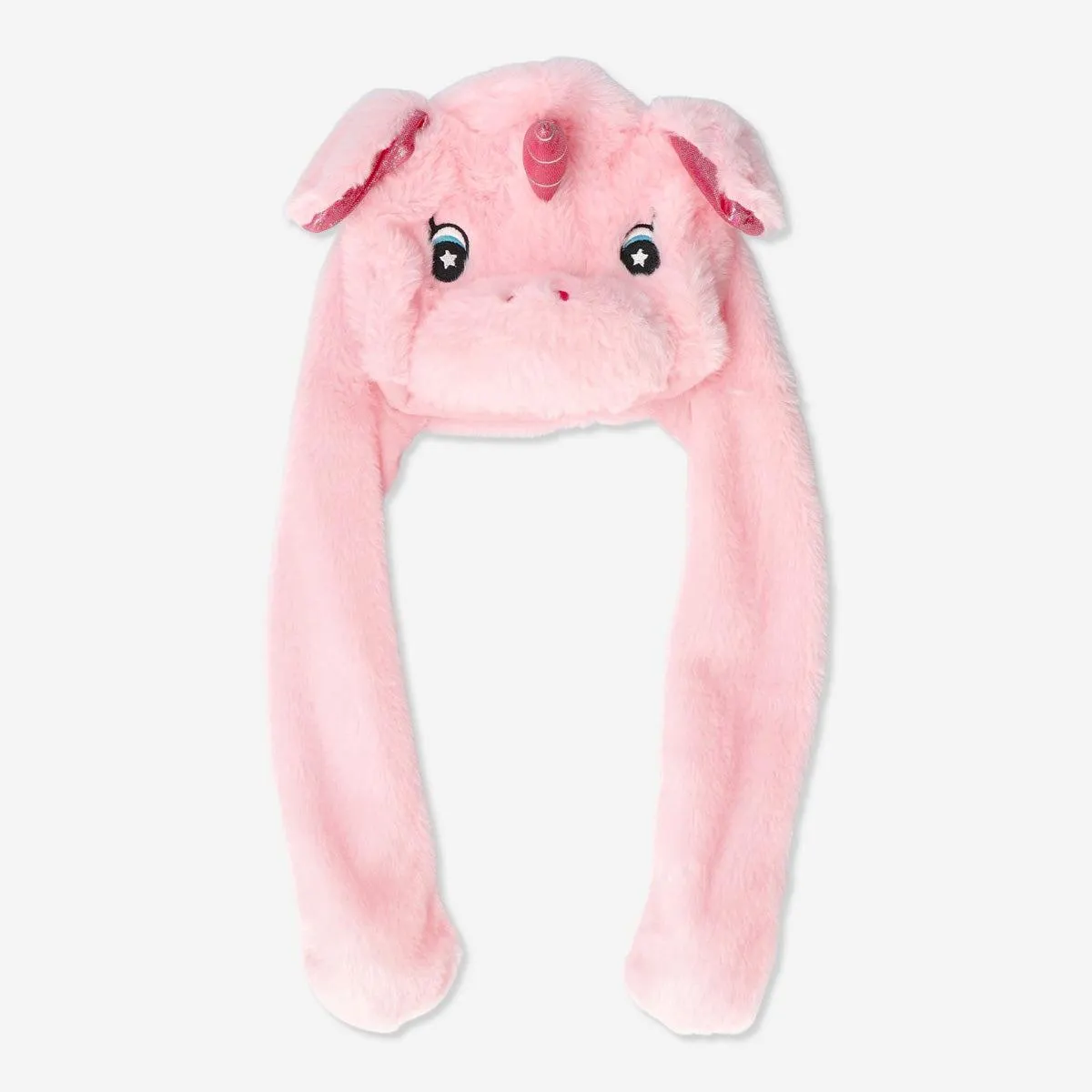 Egyszarvú sapka mozgó fülekkel. Gyerekeknek