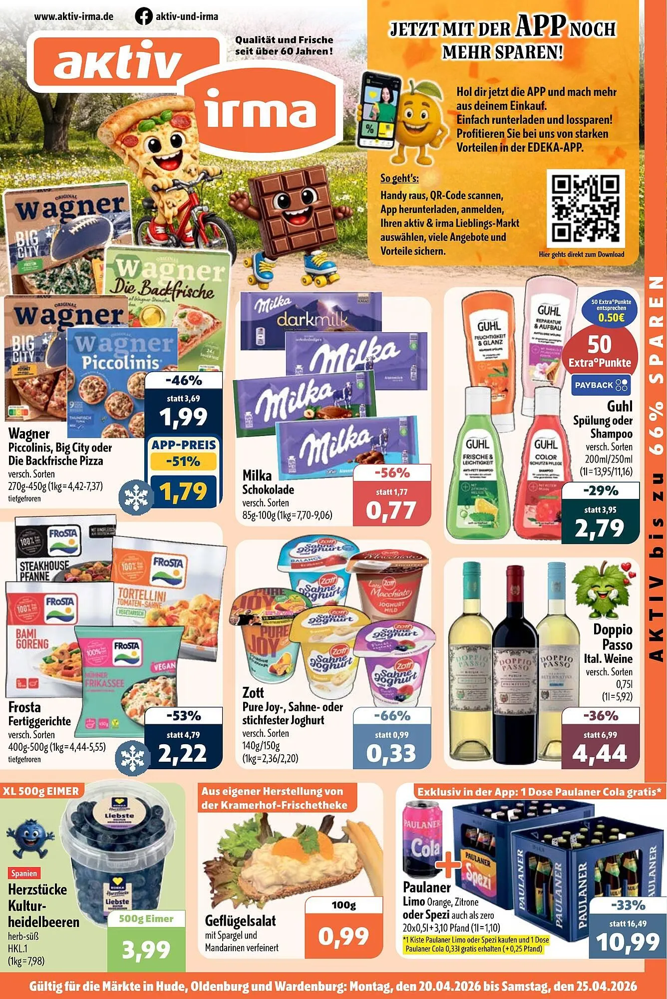 Aktiv Irma Prospekt von 20. April bis 25. April 2026 - Prospekt seite 1