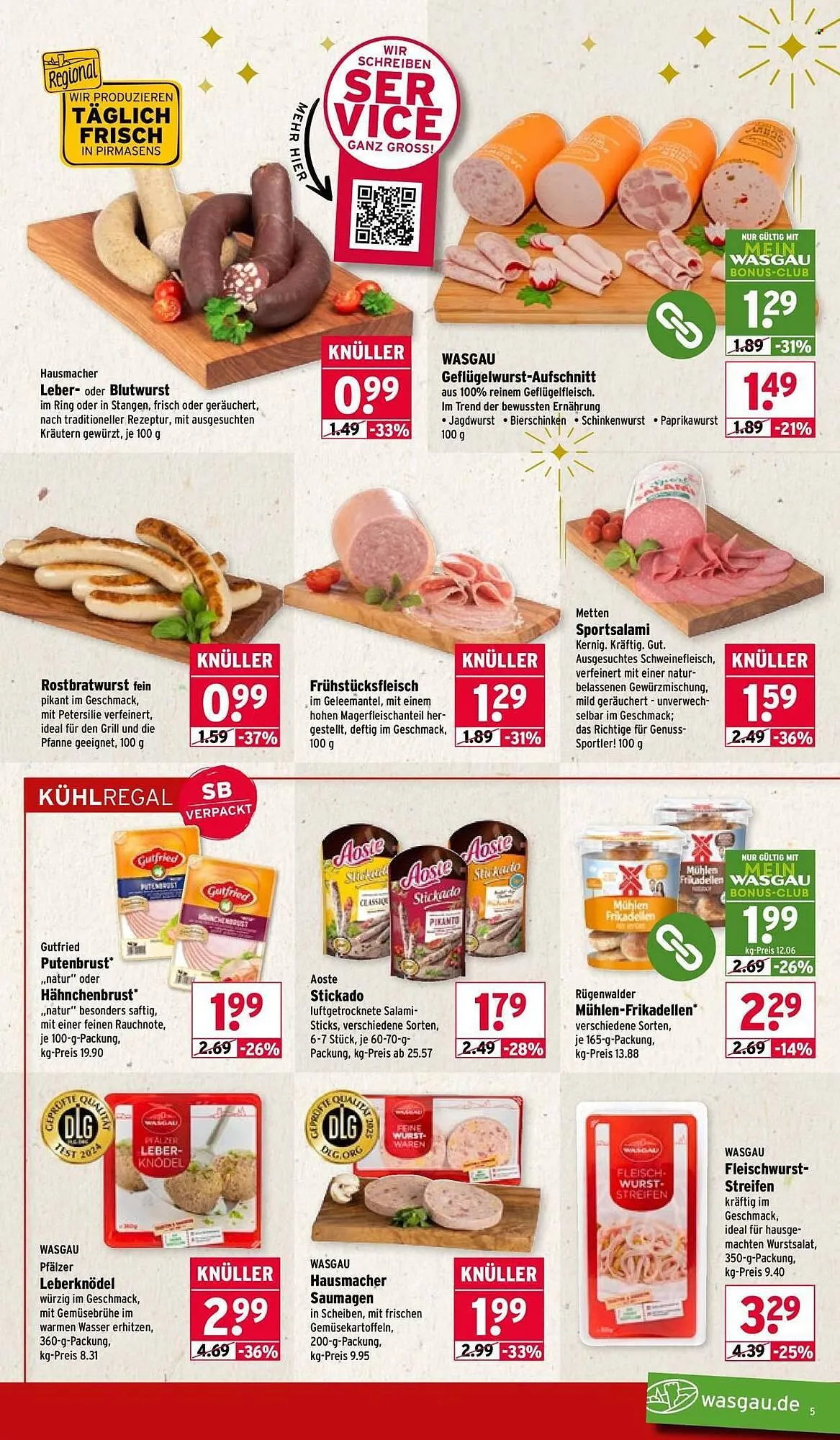 Wasgau Prospekt von 29. Dezember bis 3. Januar 2026 - Prospekt seite 5