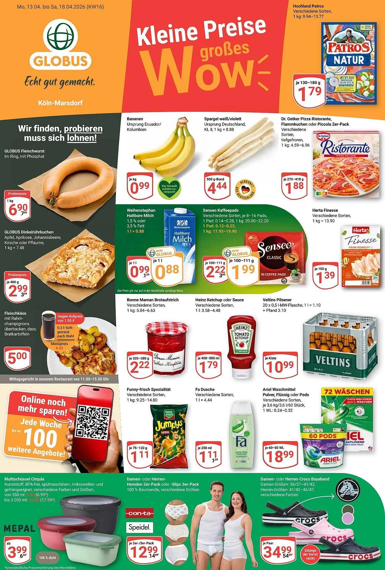 Globus Prospekt von 13. April bis 18. April 2026 - Prospekt seite 1