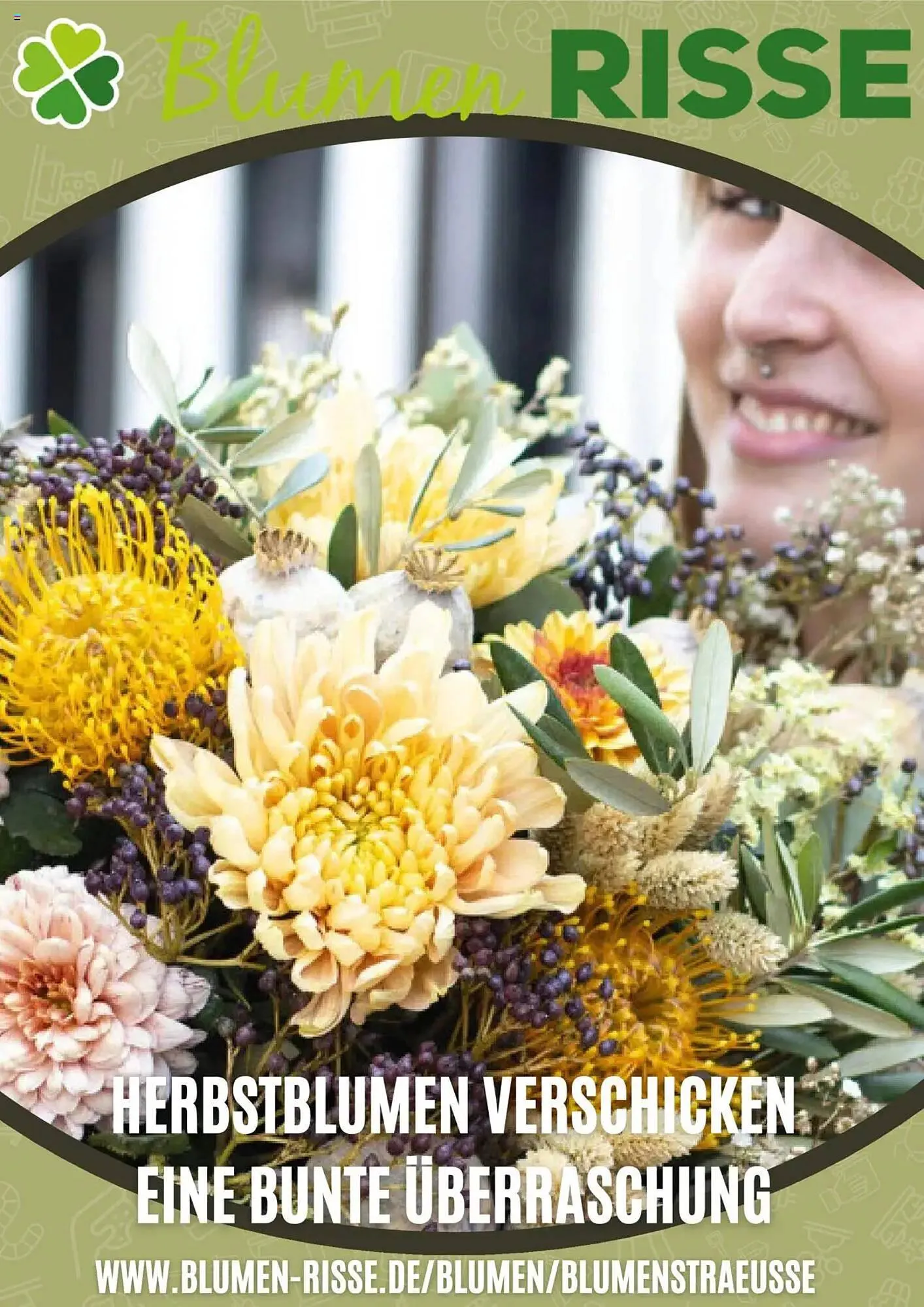 Blumen Risse Prospekt von 4. Oktober bis 4. November 2025 - Prospekt seite 1
