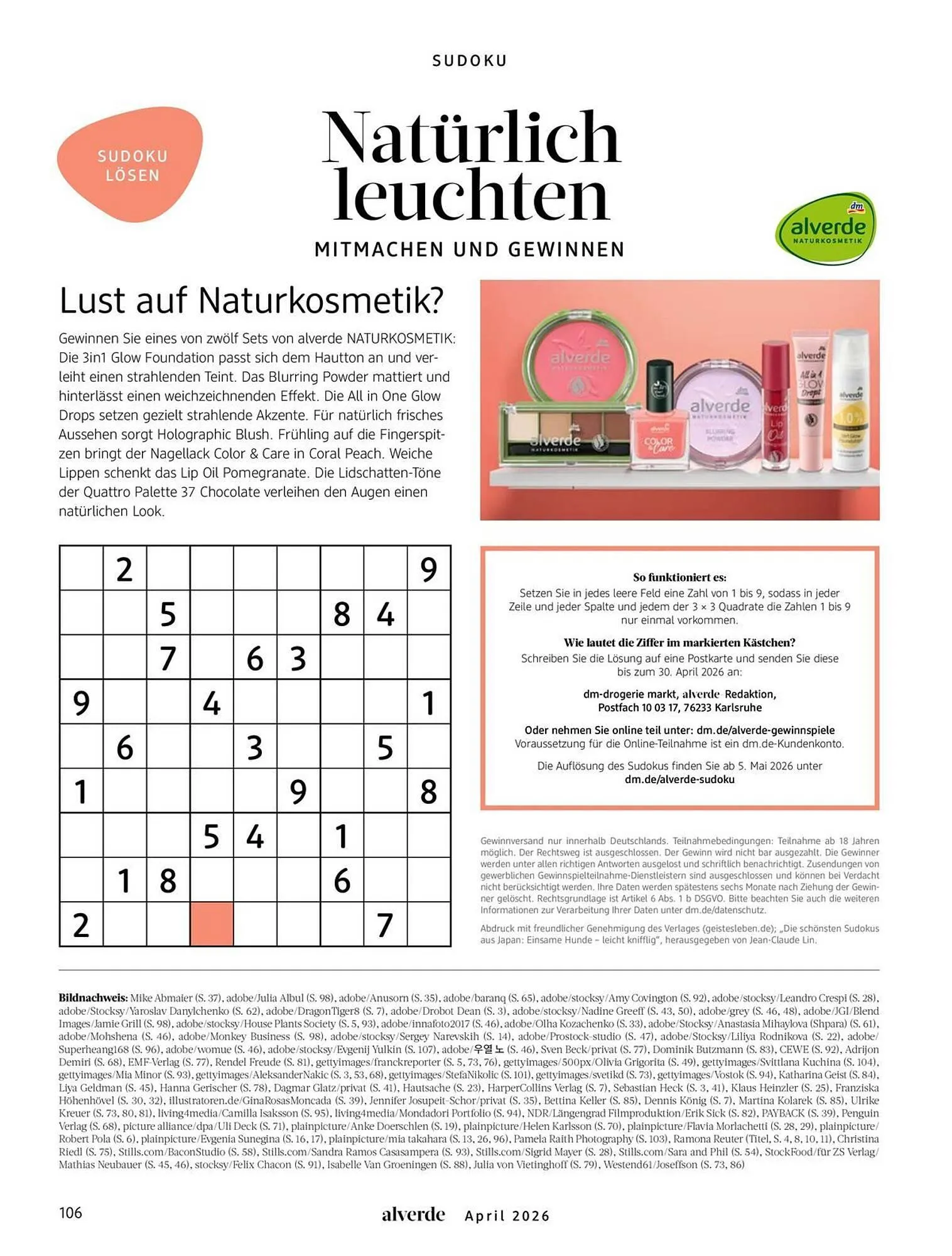 Dm drogerie Magazin von 1. April bis 30. April 2026 - Prospekt seite 106
