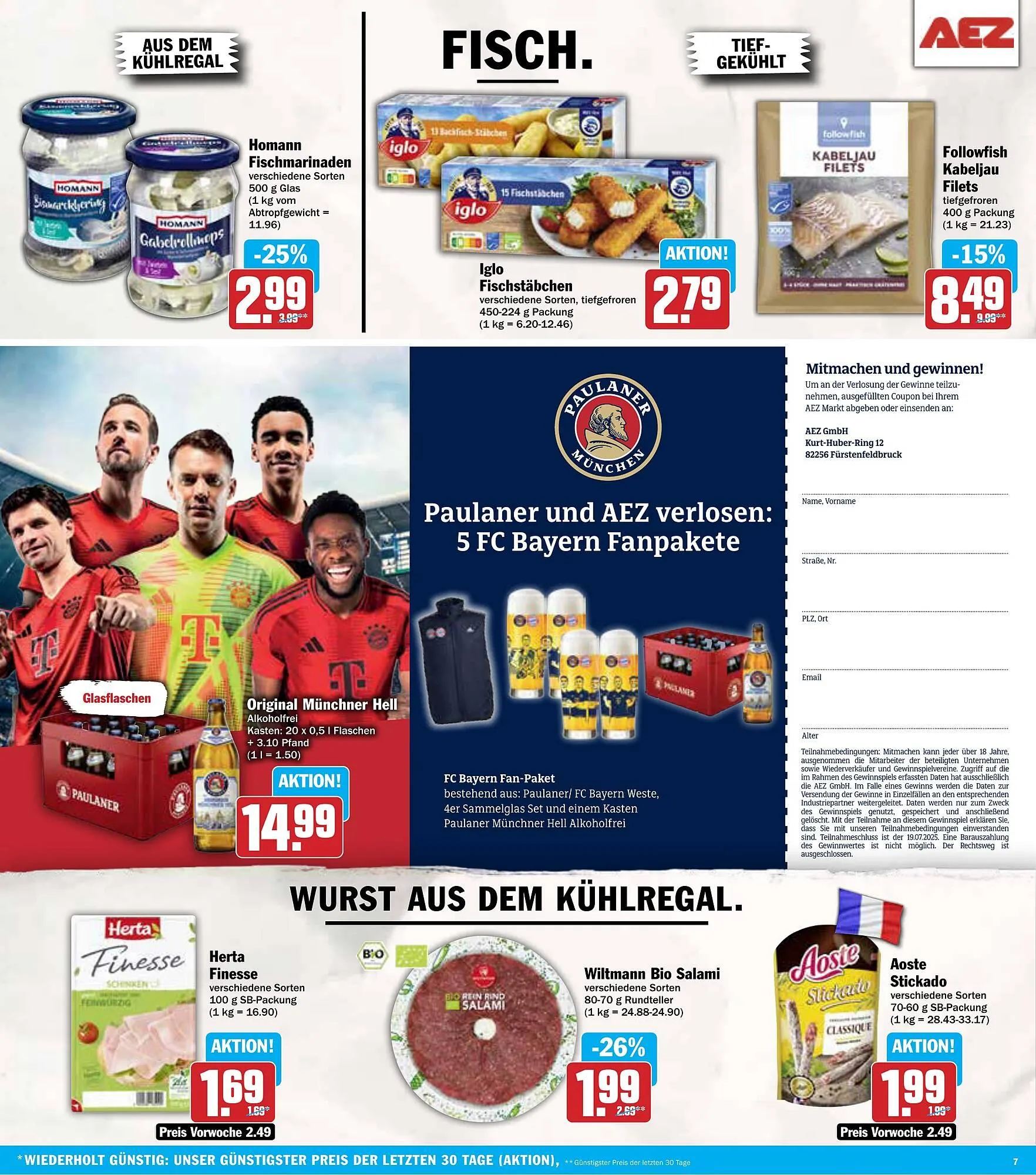AEZ Prospekt von 7. Juli bis 12. Juli 2025 - Prospekt seite 7