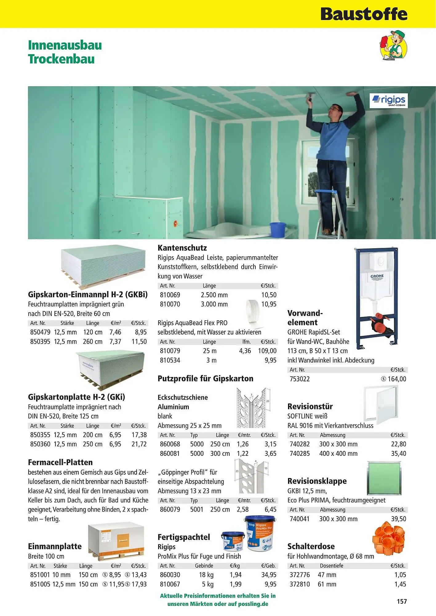 Holz Possling Prospekt von 2. Mai bis 31. Juli 2025 - Prospekt seite 157