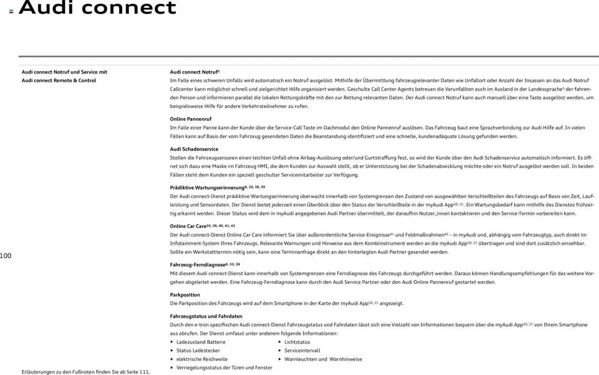 Audi Prospekt von 29. Januar bis 23. Januar 2026 - Prospekt seite 100