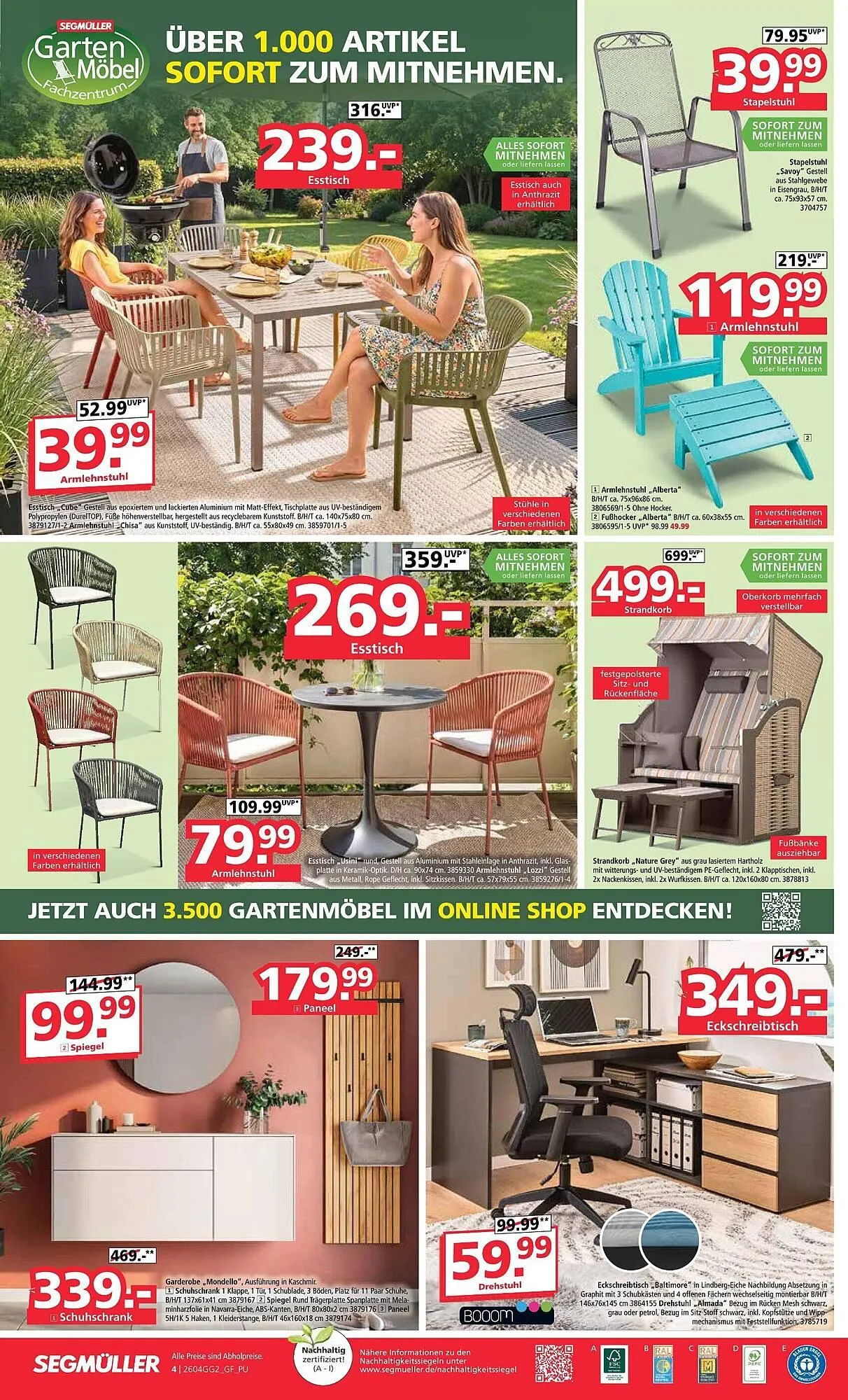 Segmüller Prospekt von 11. April bis 25. April 2026 - Prospekt seite 4