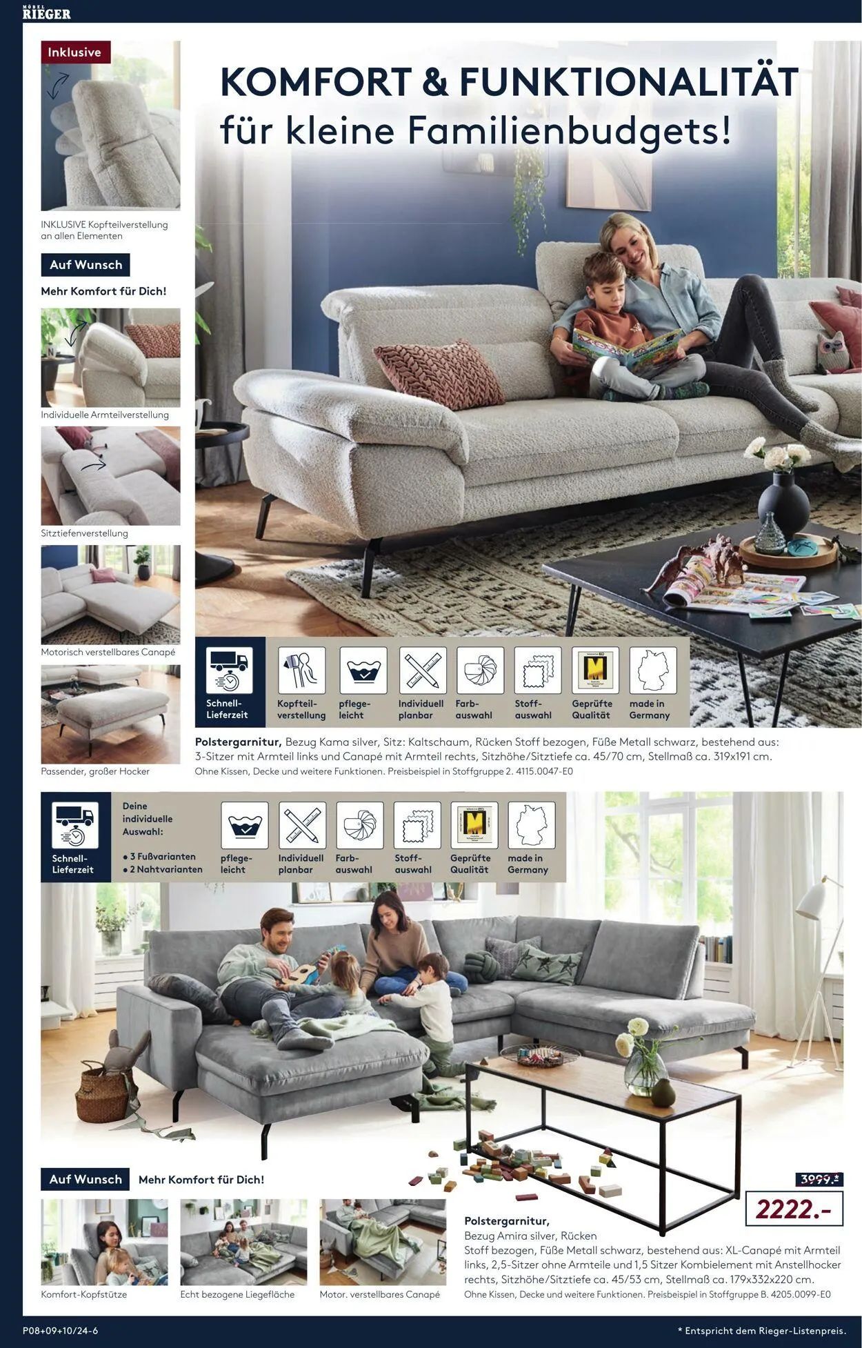 Möbel Rieger Aktueller Prospekt von 2. Juli bis 16. Juli 2025 - Prospekt seite 6