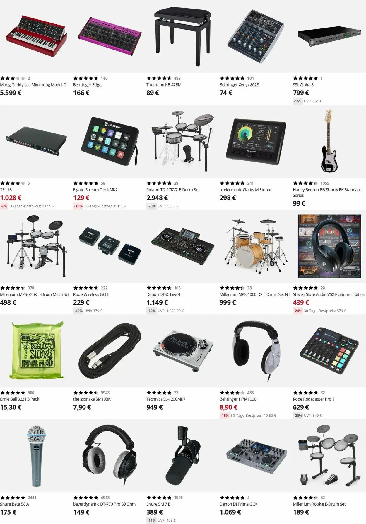 Thomann Aktueller Prospekt von 5. Mai bis 14. Mai 2025 - Prospekt seite 6