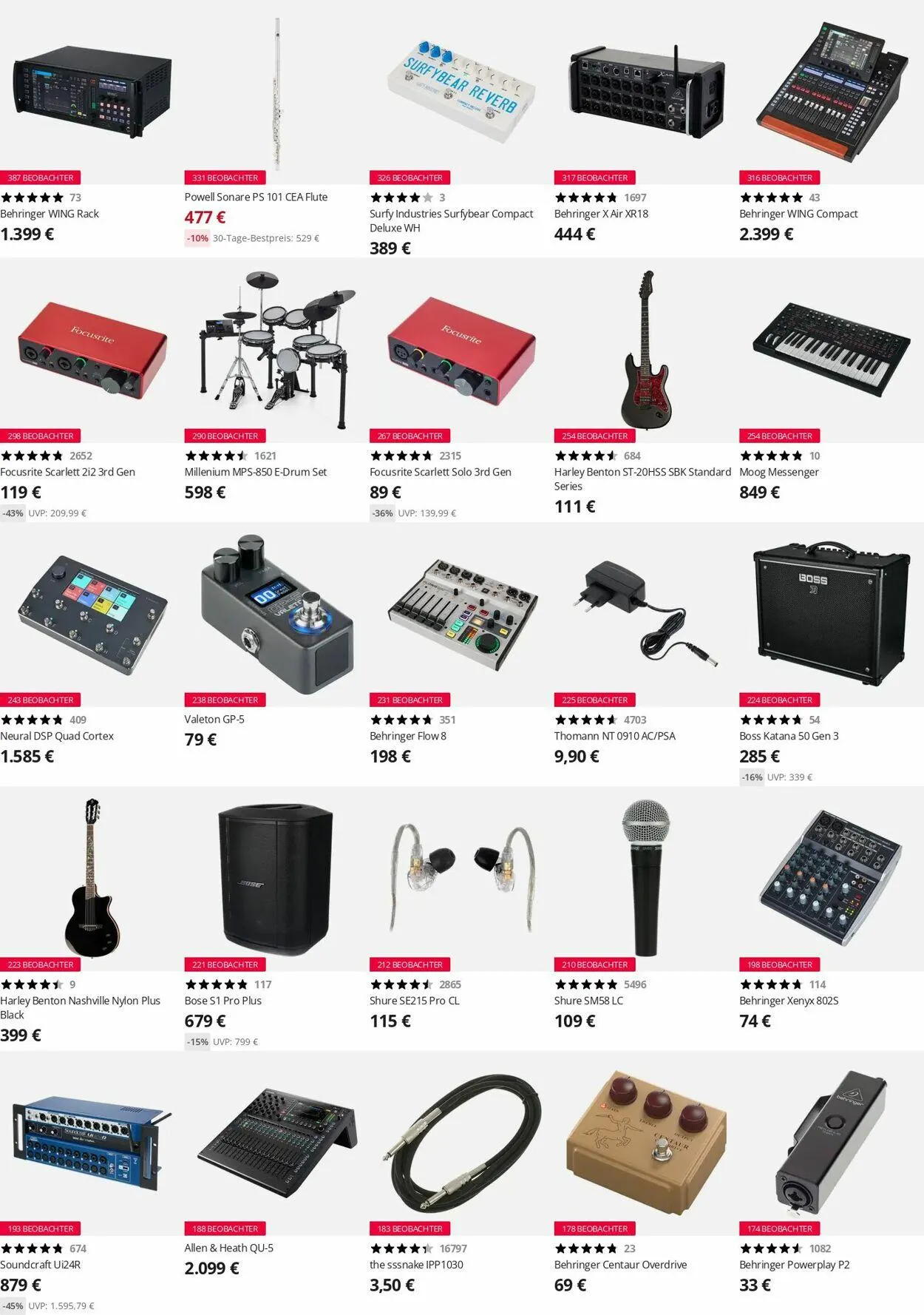 Thomann Aktueller Prospekt von 16. Juni bis 25. Juni 2025 - Prospekt seite 4