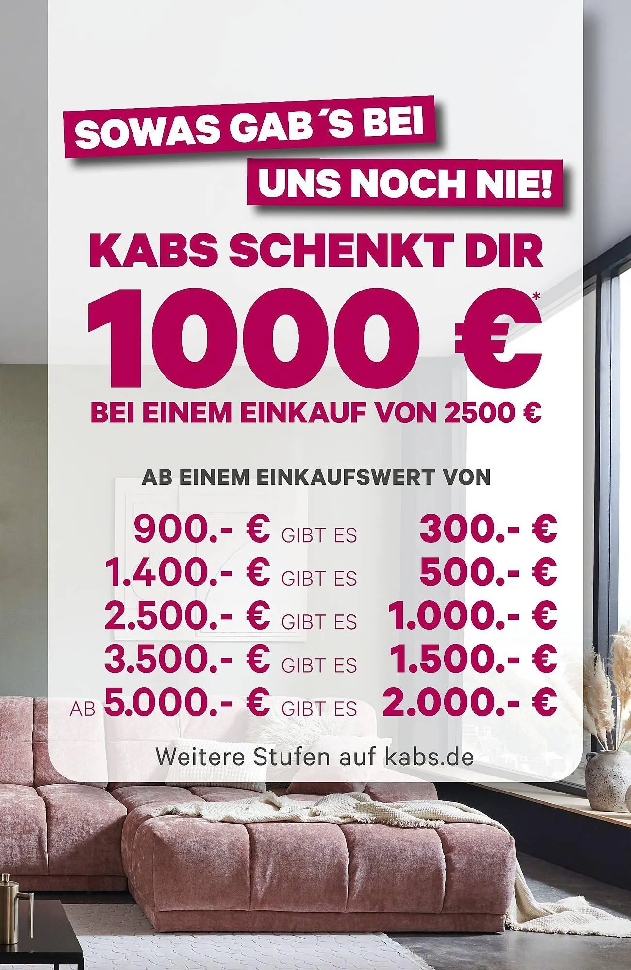 Kabs Polsterwelt Prospekt von 27. Juni bis 24. Juli 2025 - Prospekt seite 10