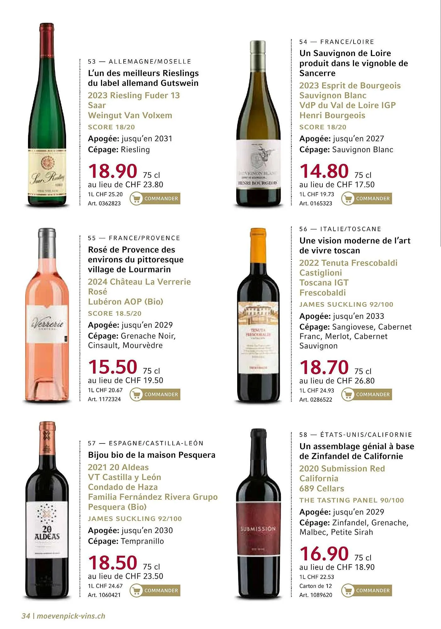 Mövenpick Wein Prospekt von 29. April bis 3. Mai 2025 - Prospekt seite 34