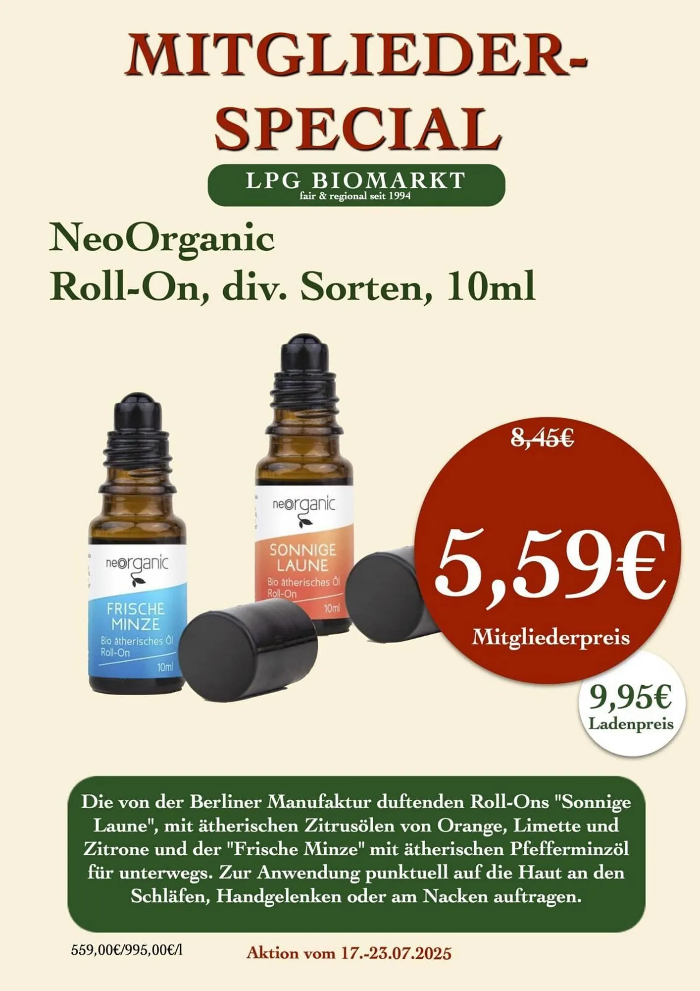 LPG Biomarkt Prospekt von 17. Juli bis 23. Juli 2025 - Prospekt seite 16