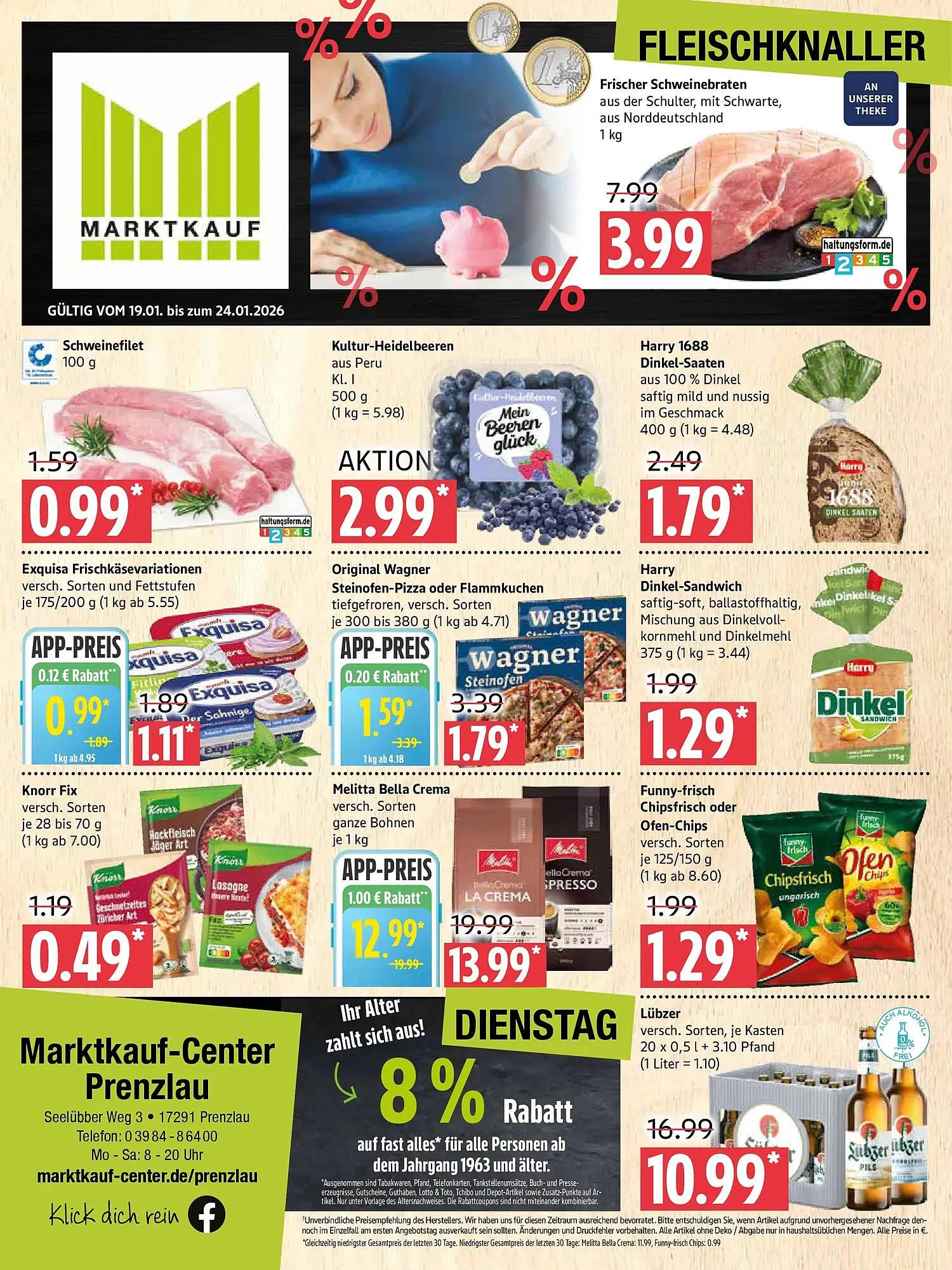Marktkauf Prospekt von 18. Januar bis 24. Januar 2026 - Prospekt seite 1