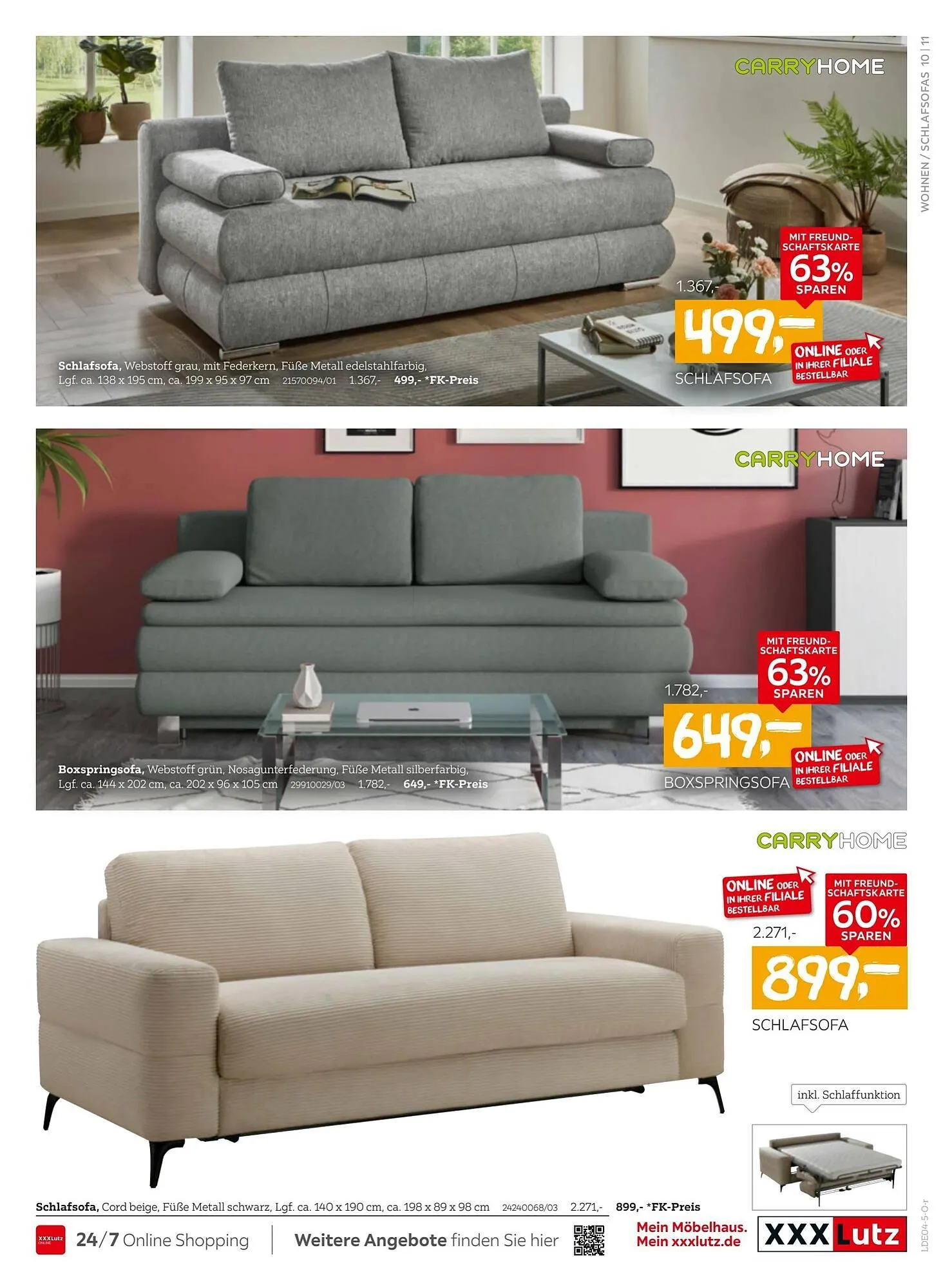 XXXLutz Prospekt von 14. April bis 28. April 2025 - Prospekt seite 11