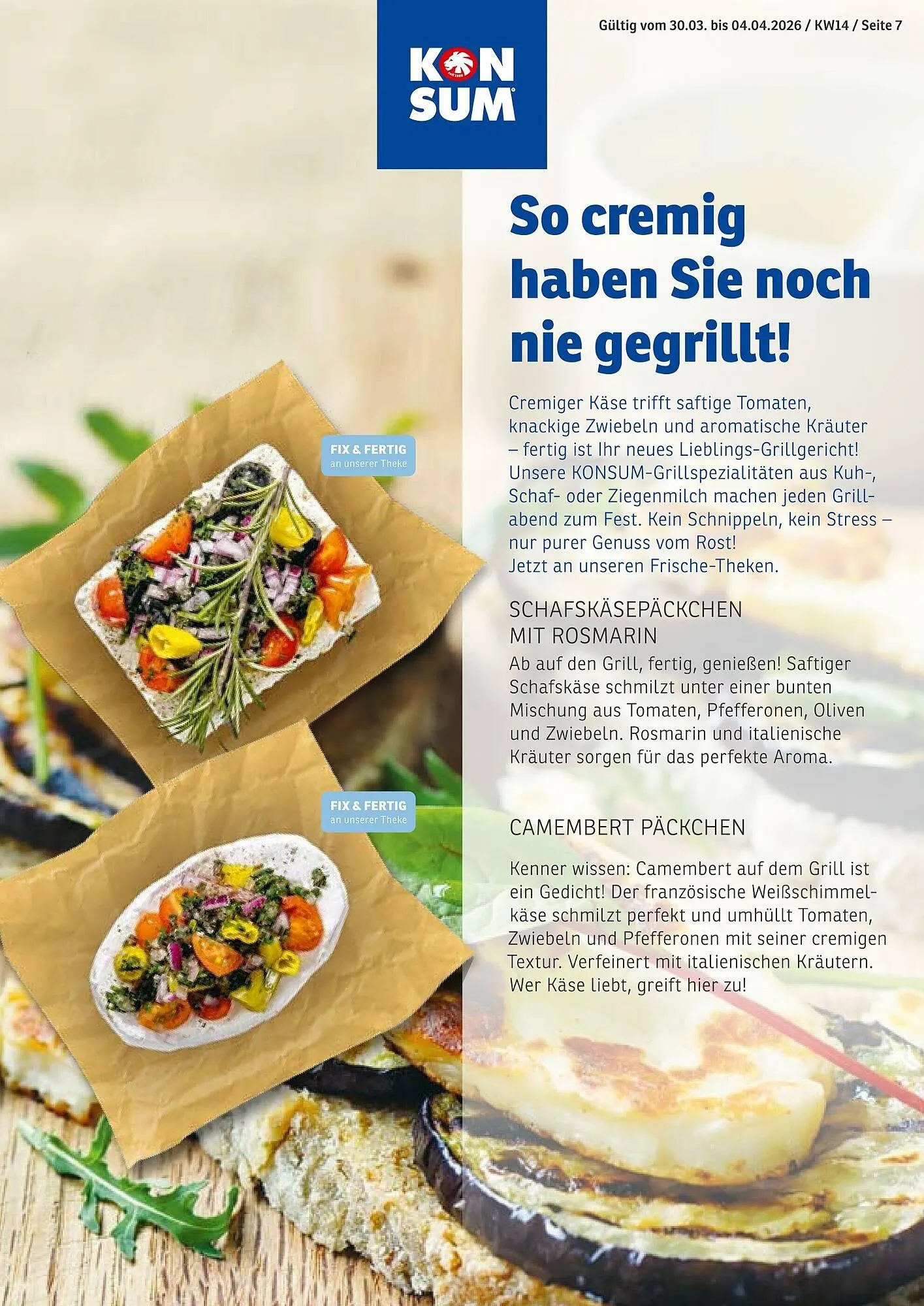 KONSUM Prospekt von 30. März bis 4. April 2026 - Prospekt seite 7