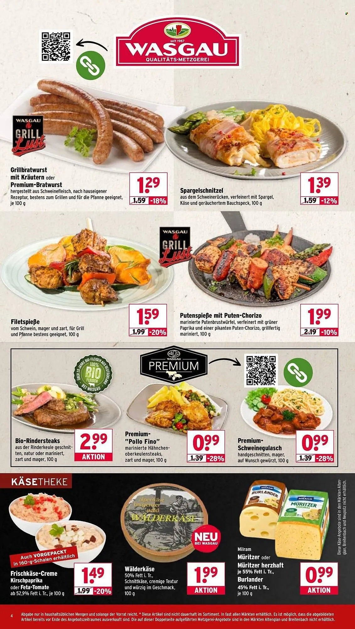 Wasgau Prospekt von 20. April bis 25. April 2026 - Prospekt seite 4