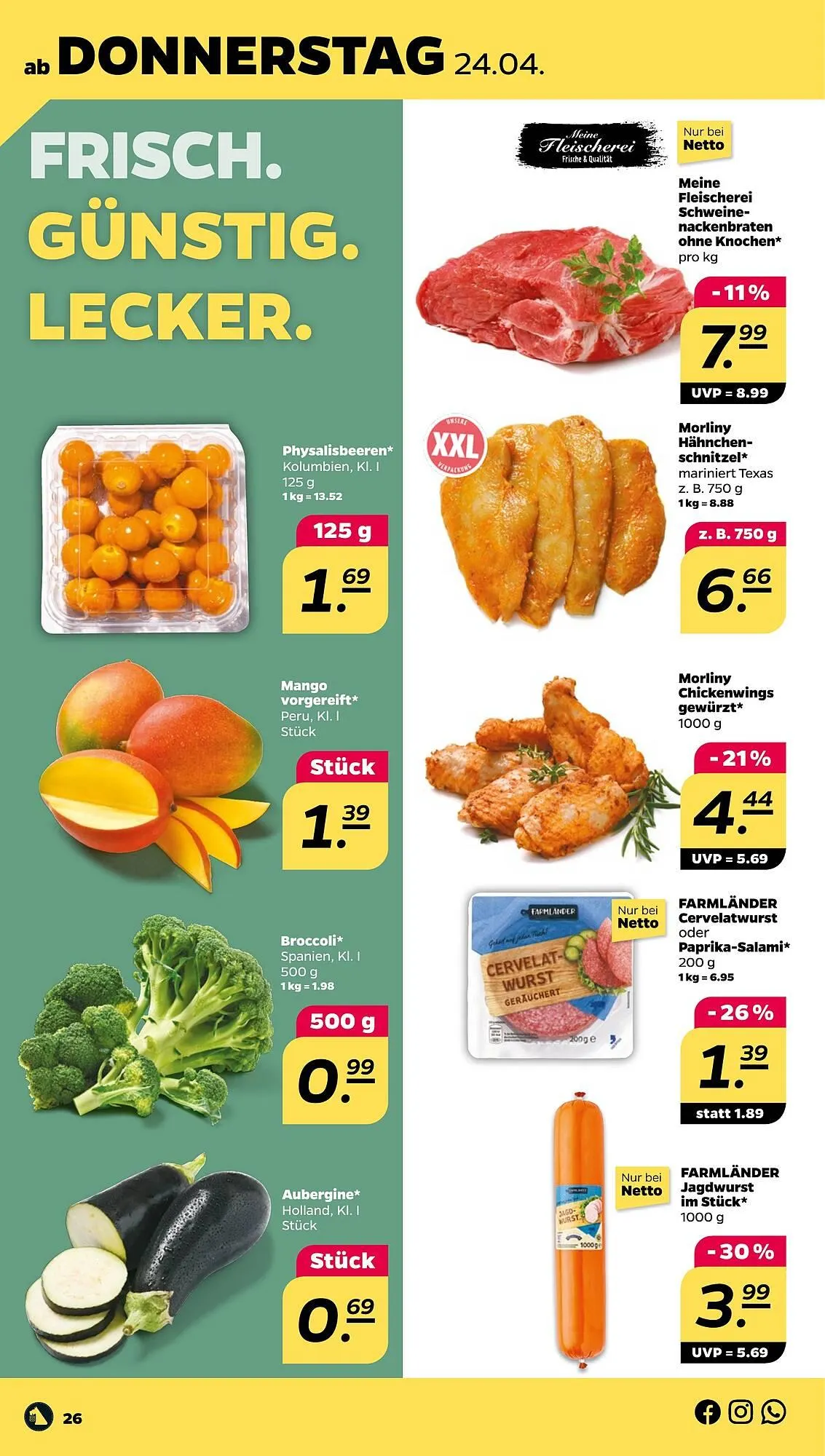NETTO Prospekt von 21. April bis 26. April 2025 - Prospekt seite 26