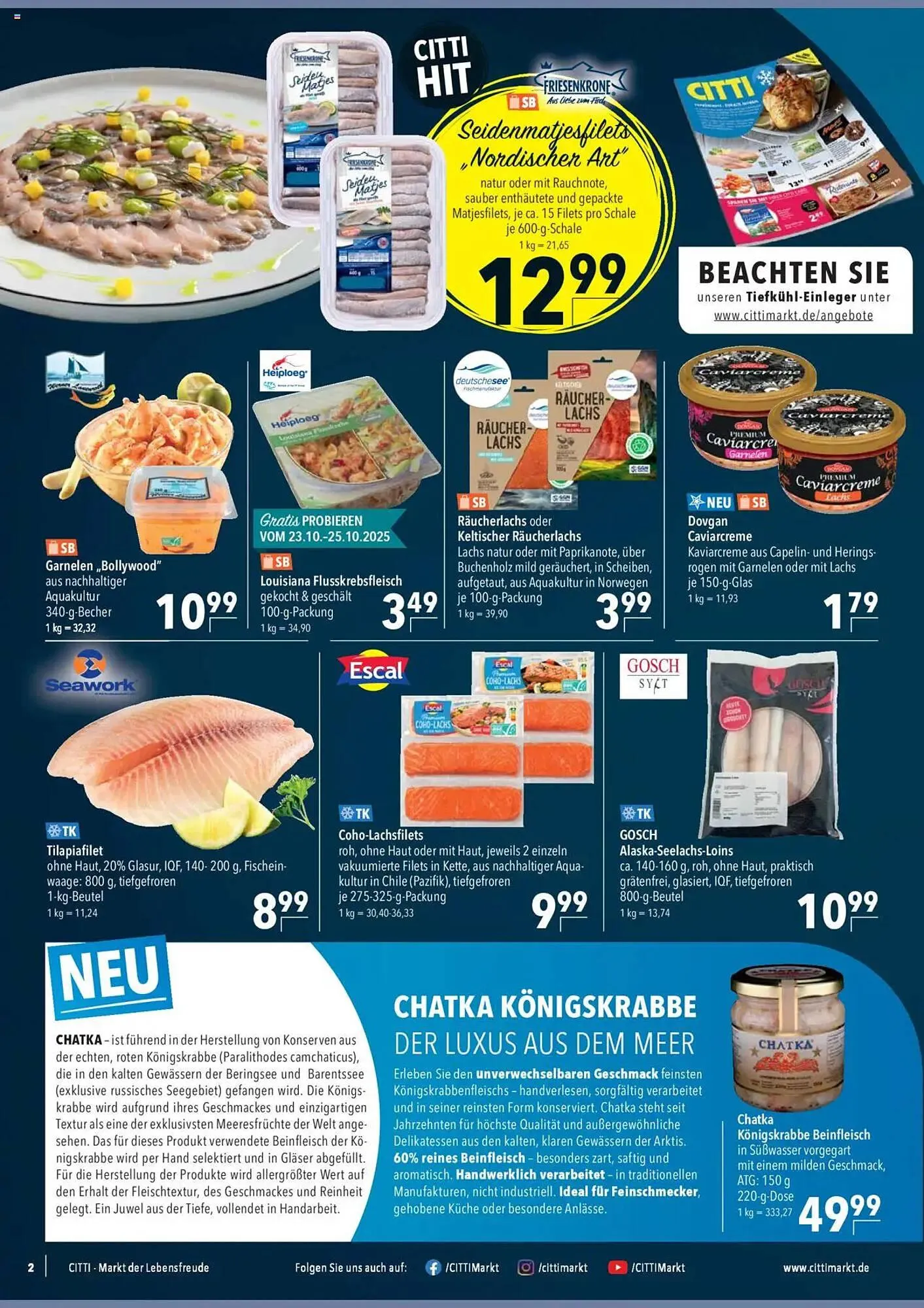 CITTI Markt Prospekt von 22. Oktober bis 28. Oktober 2025 - Prospekt seite 2