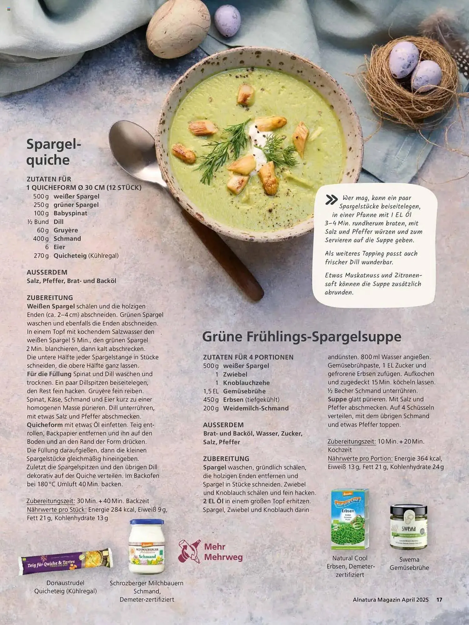 Alnatura Prospekt von 1. April bis 30. April 2025 - Prospekt seite 17