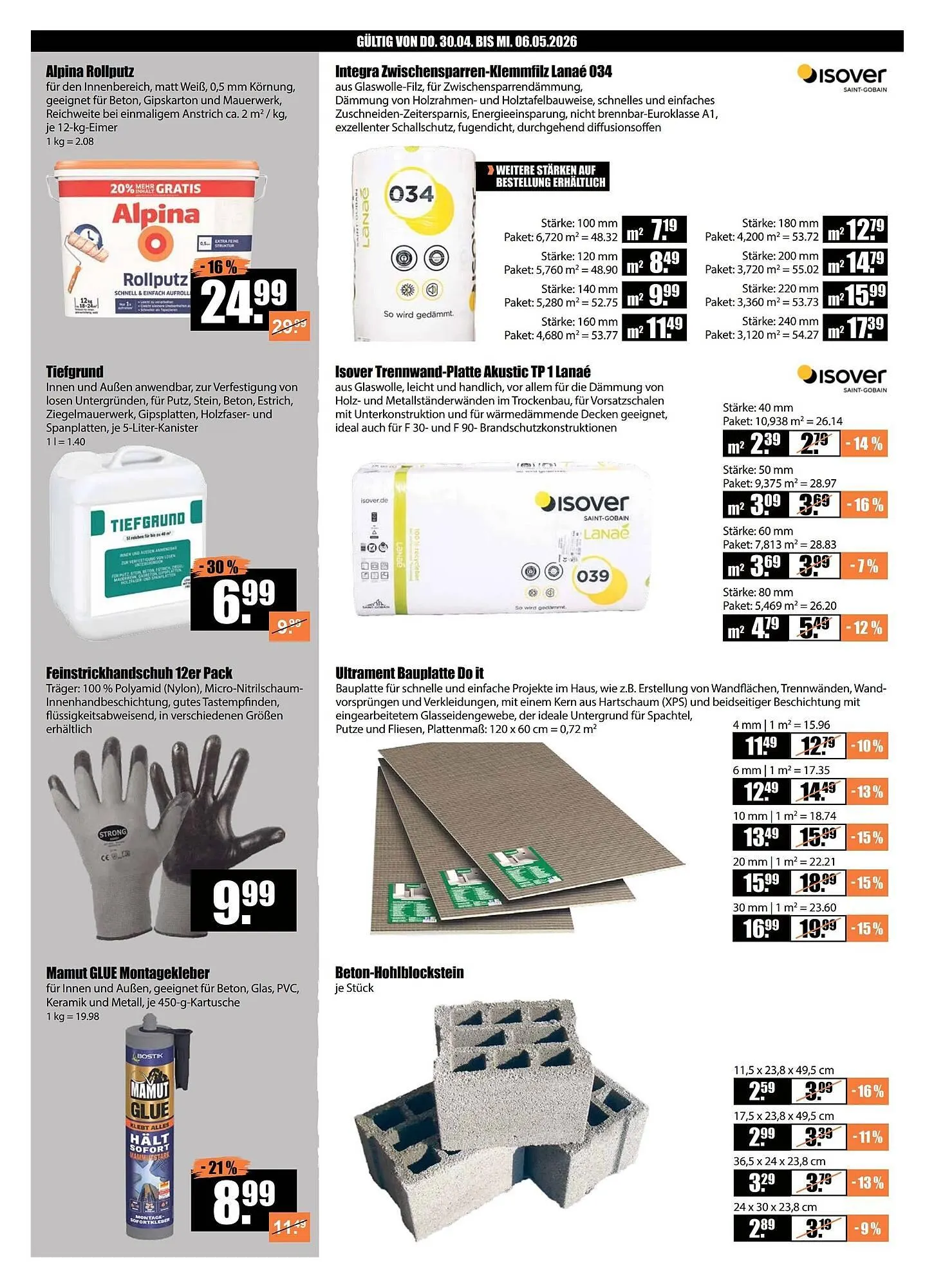 V Baumarkt Prospekt von 30. April bis 7. Mai 2026 - Prospekt seite 6