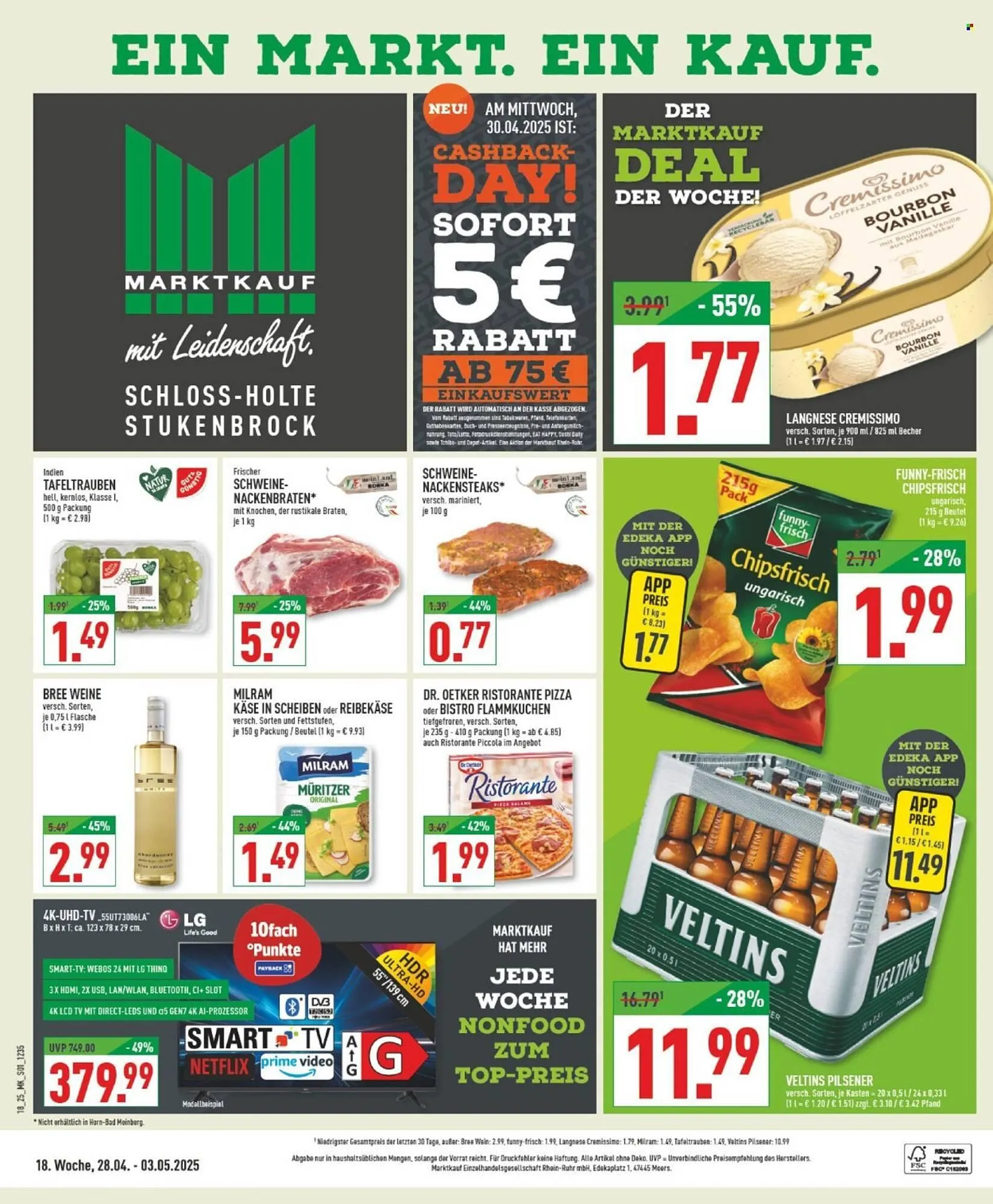 Marktkauf Prospekt von 28. April bis 3. Mai 2025 - Prospekt seite 1