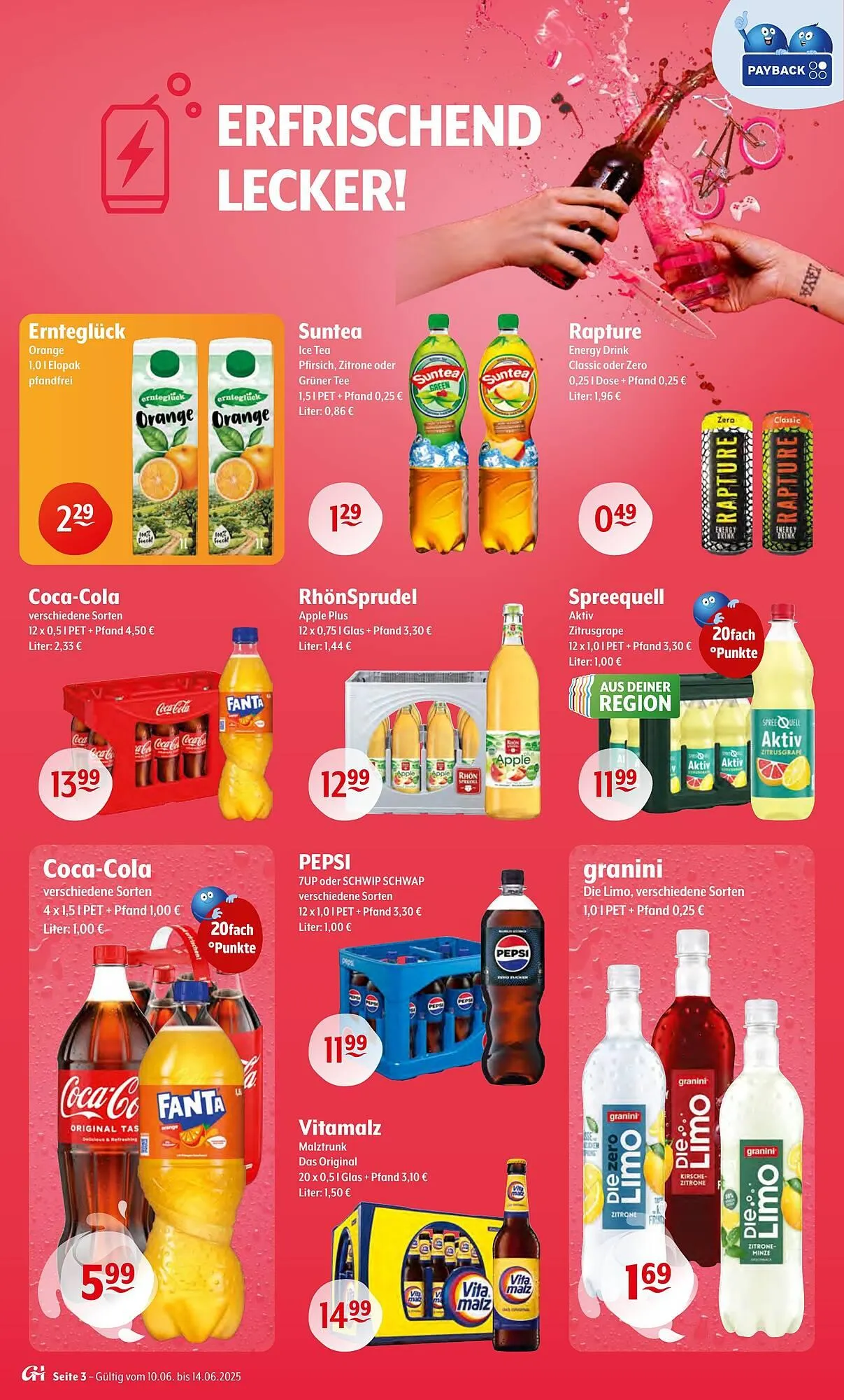 Getränke Hoffmann Prospekt von 8. Juni bis 14. Juni 2025 - Prospekt seite 3