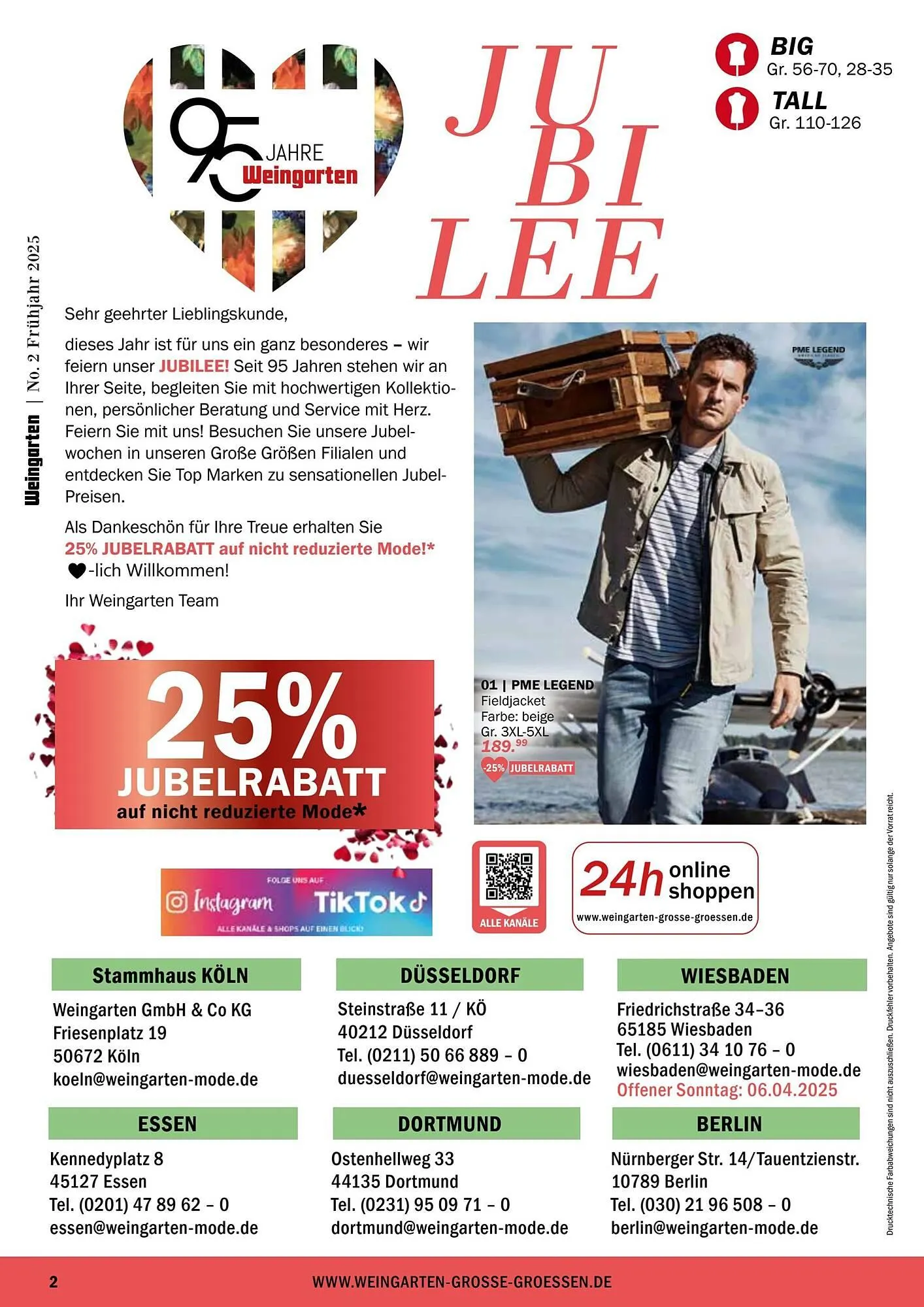 Modehaus Weingarten Prospekt von 2. April bis 1. Juni 2025 - Prospekt seite 2