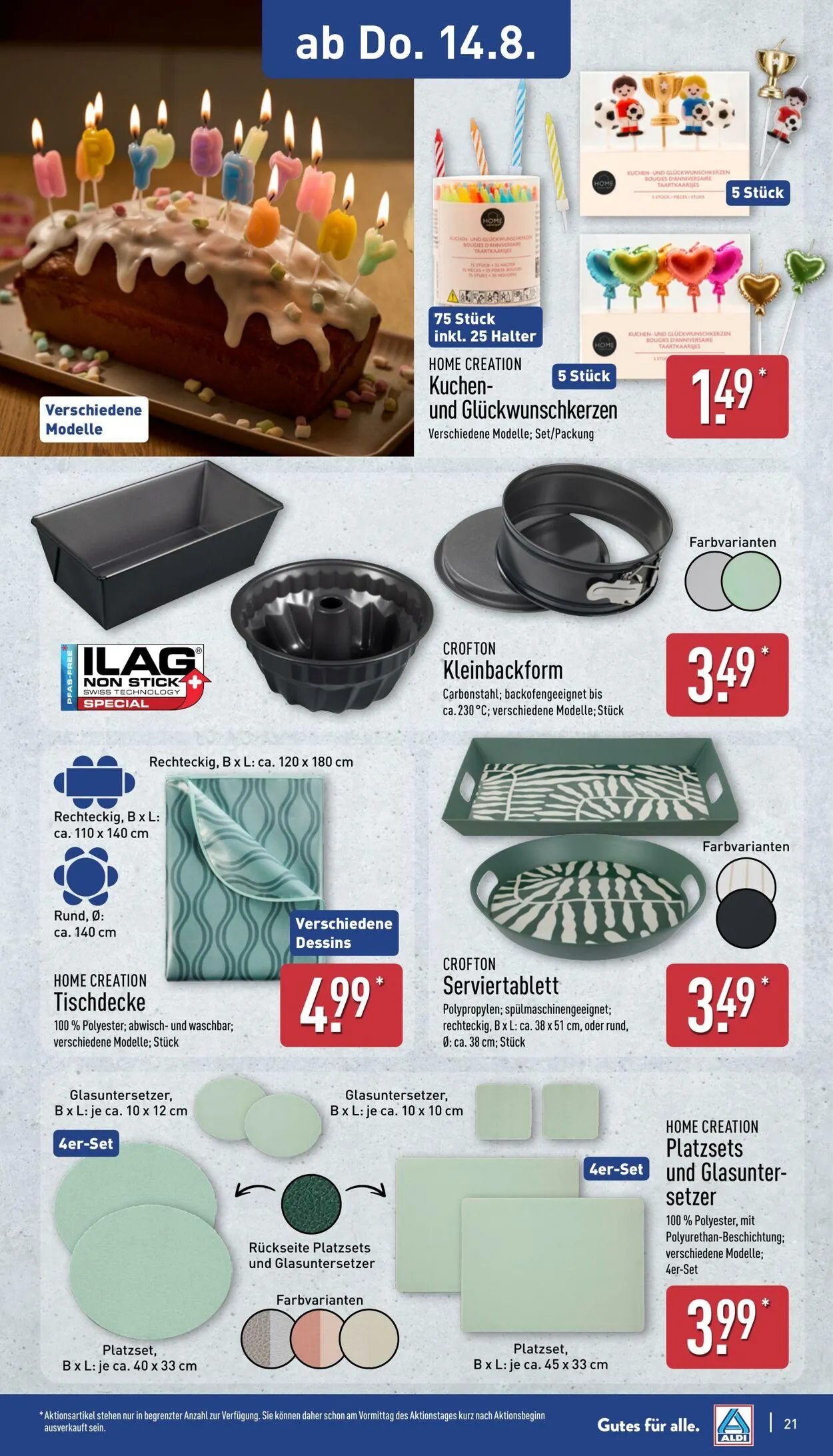 Aldi-Nord von 11. August bis 16. August 2025 - Prospekt seite 21