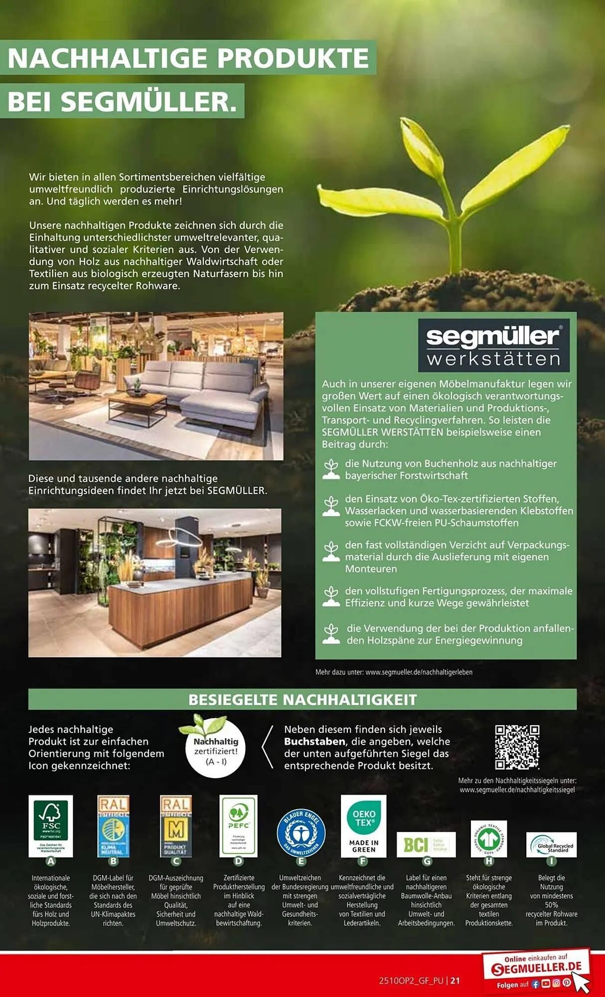 Segmüller Prospekt von 29. September bis 4. Januar 2026 - Prospekt seite 21