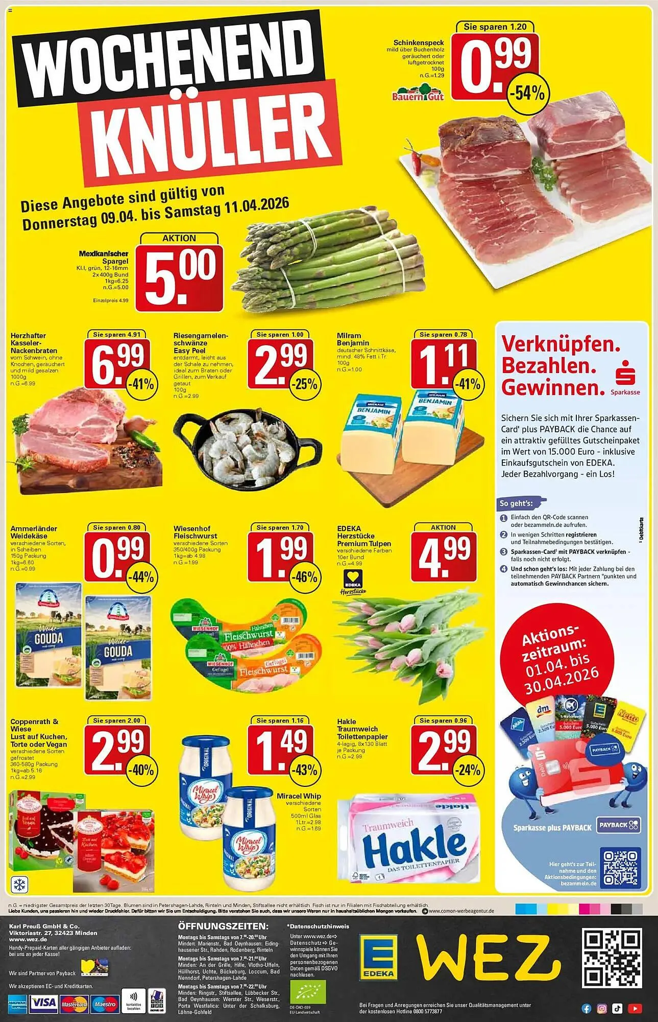 WEZ Prospekt von 7. April bis 11. April 2026 - Prospekt seite 16