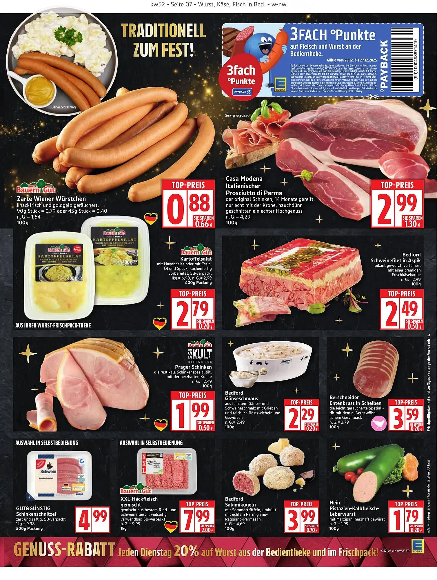Edeka Prospekt von 22. Dezember bis 27. Dezember 2025 - Prospekt seite 7