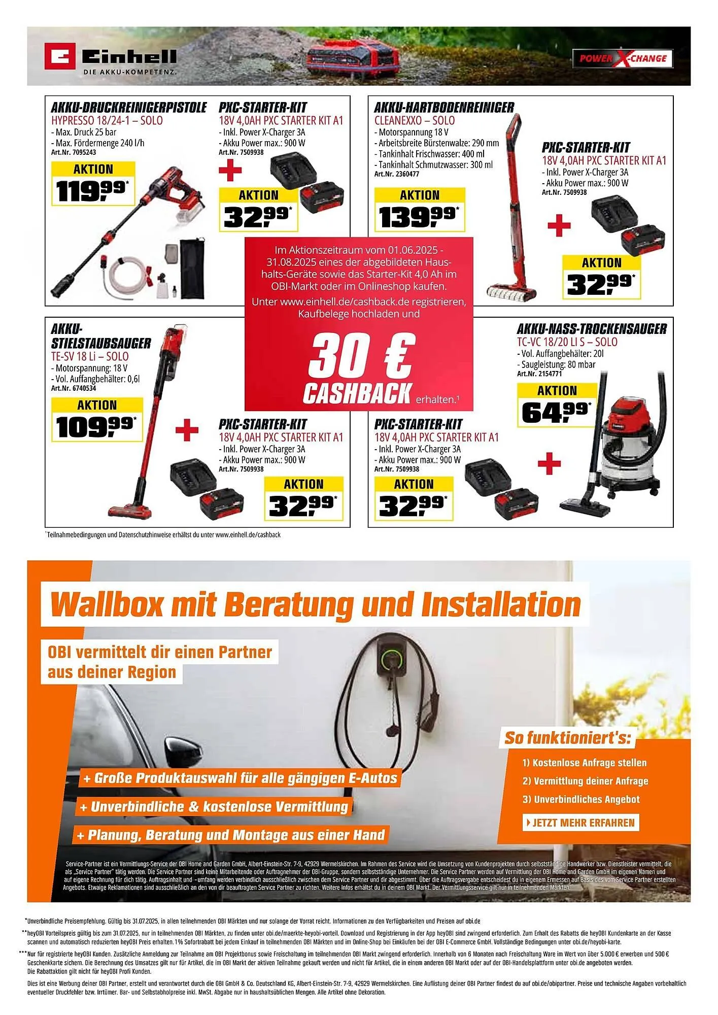 OBI Prospekt von 1. Juli bis 15. Juli 2025 - Prospekt seite 21