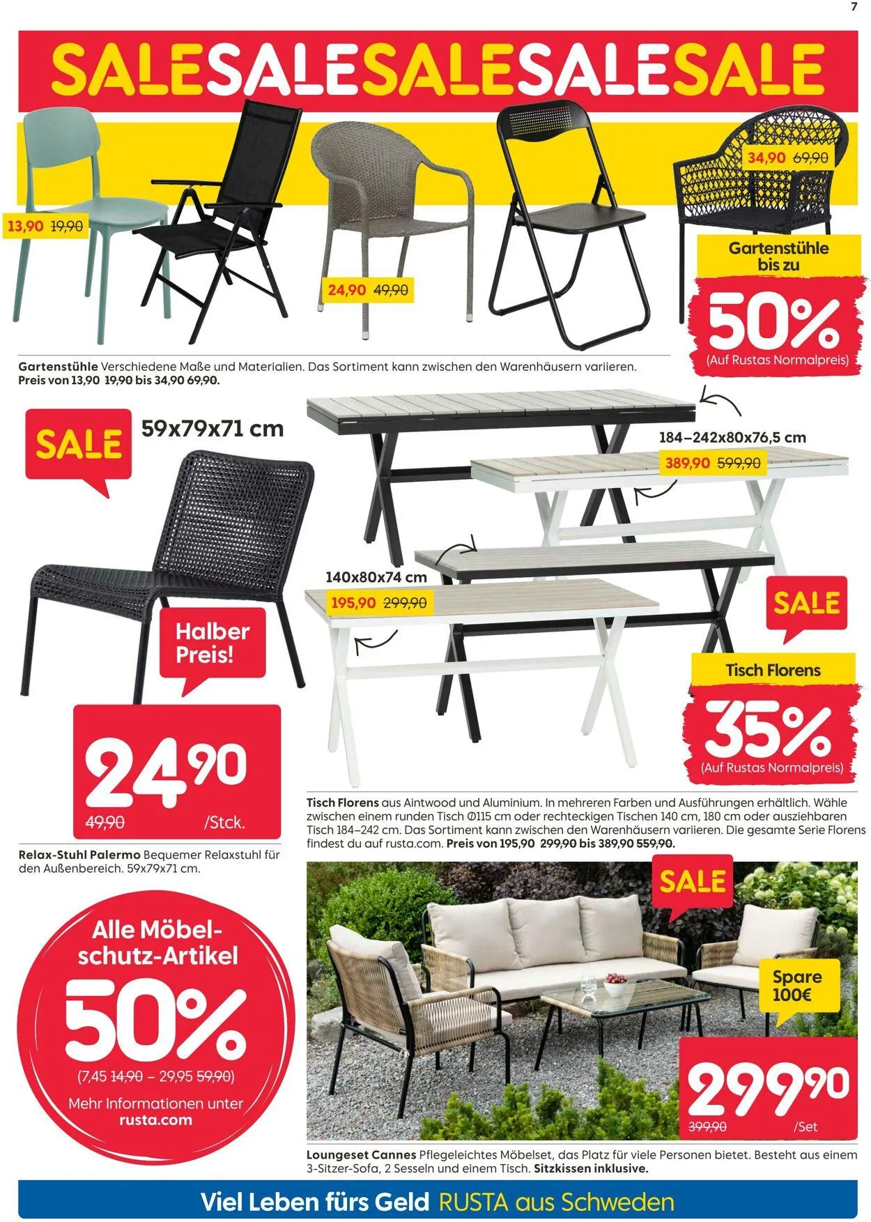 Rusta von 16. Juli bis 30. Juli 2025 - Prospekt seite 7