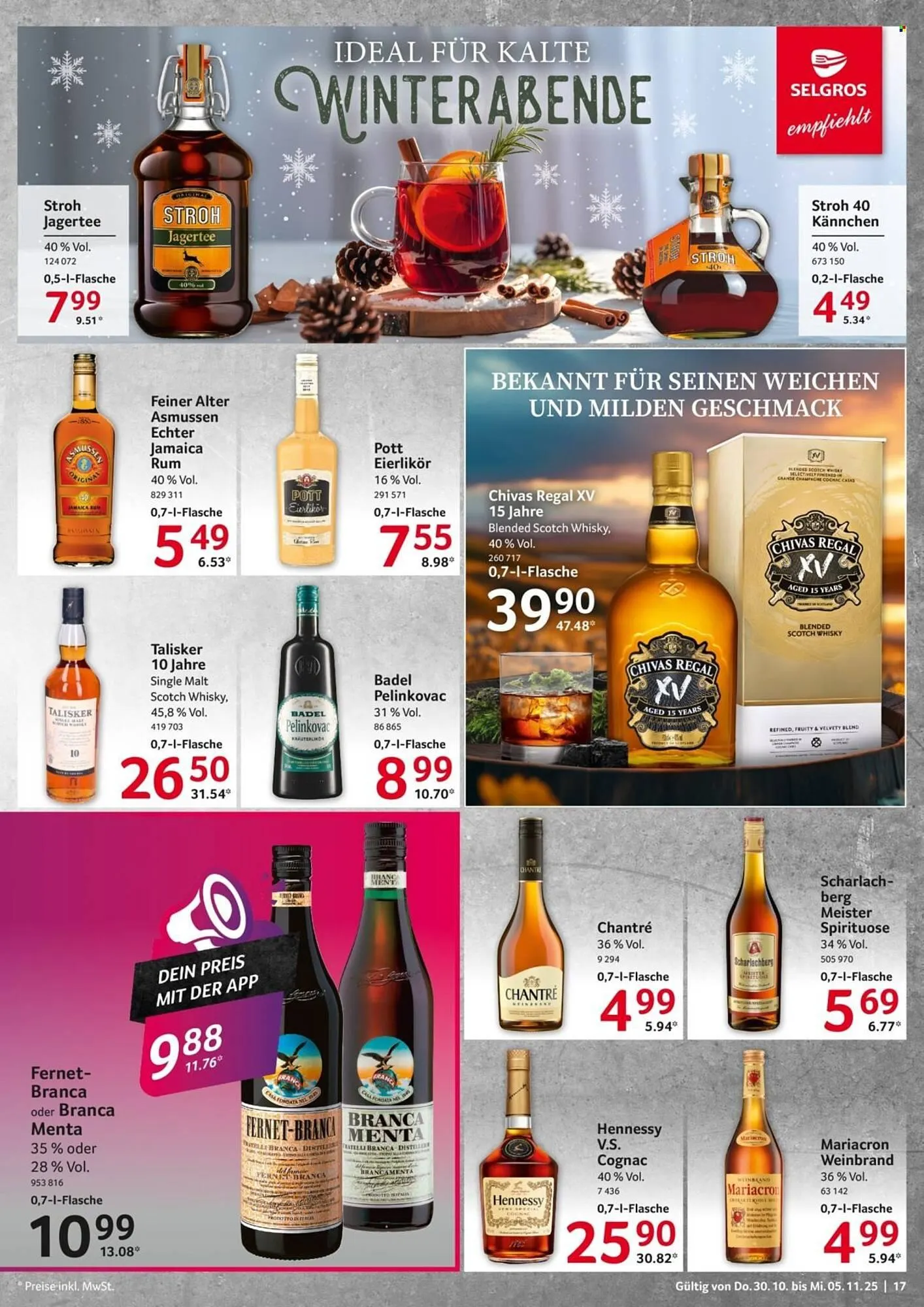 Selgros Prospekt von 30. Oktober bis 5. November 2025 - Prospekt seite 17