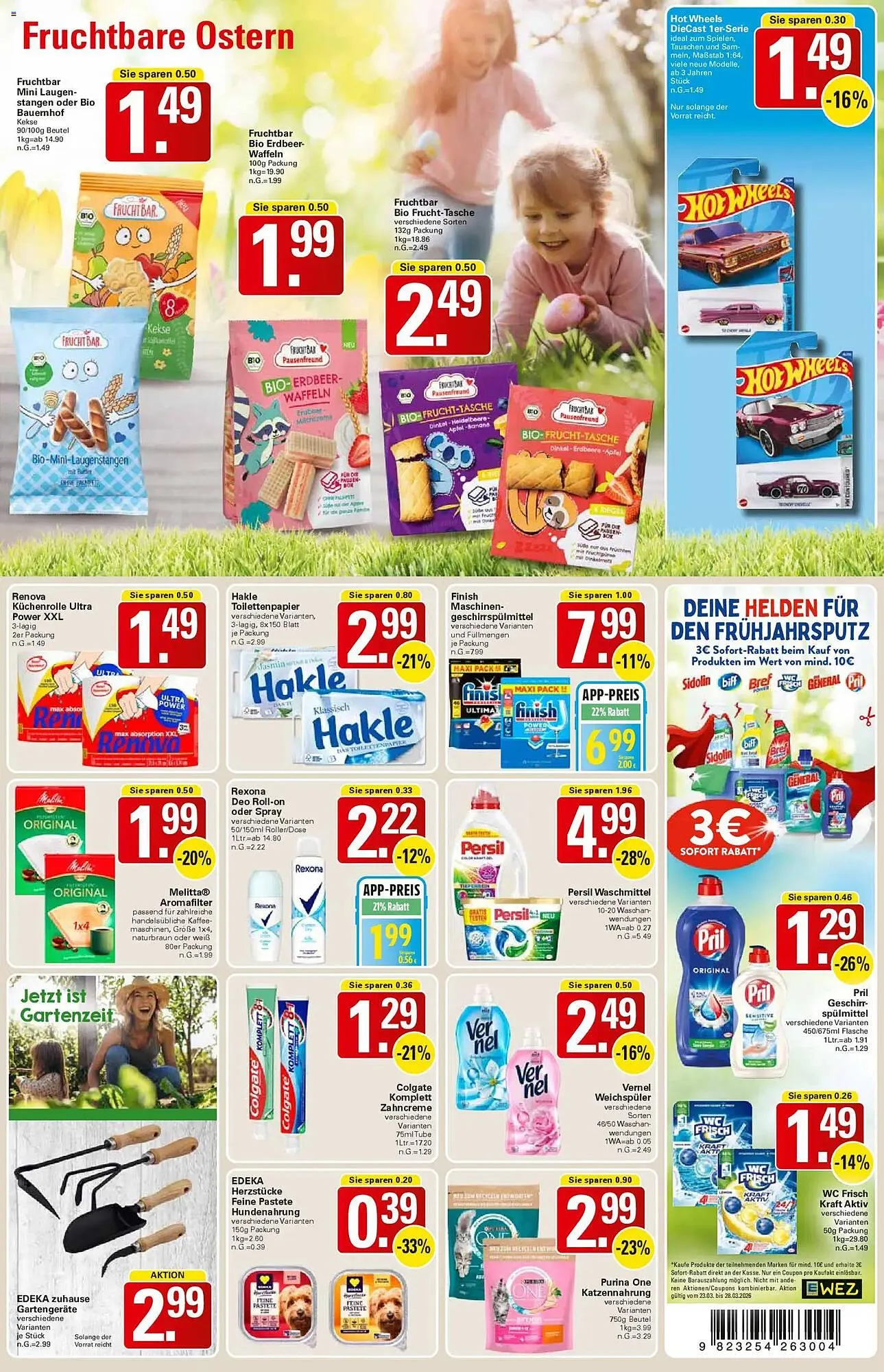 WEZ Prospekt von 23. März bis 28. März 2026 - Prospekt seite 15