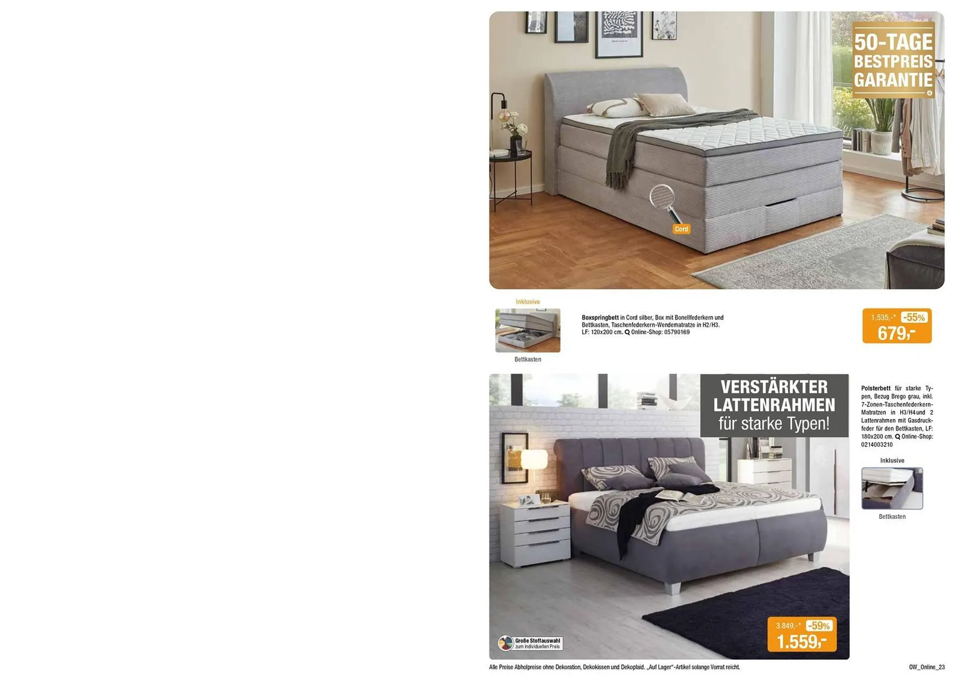 Opti Wohnwelt Prospekt von 13. Juli bis 24. Juli 2025 - Prospekt seite 23