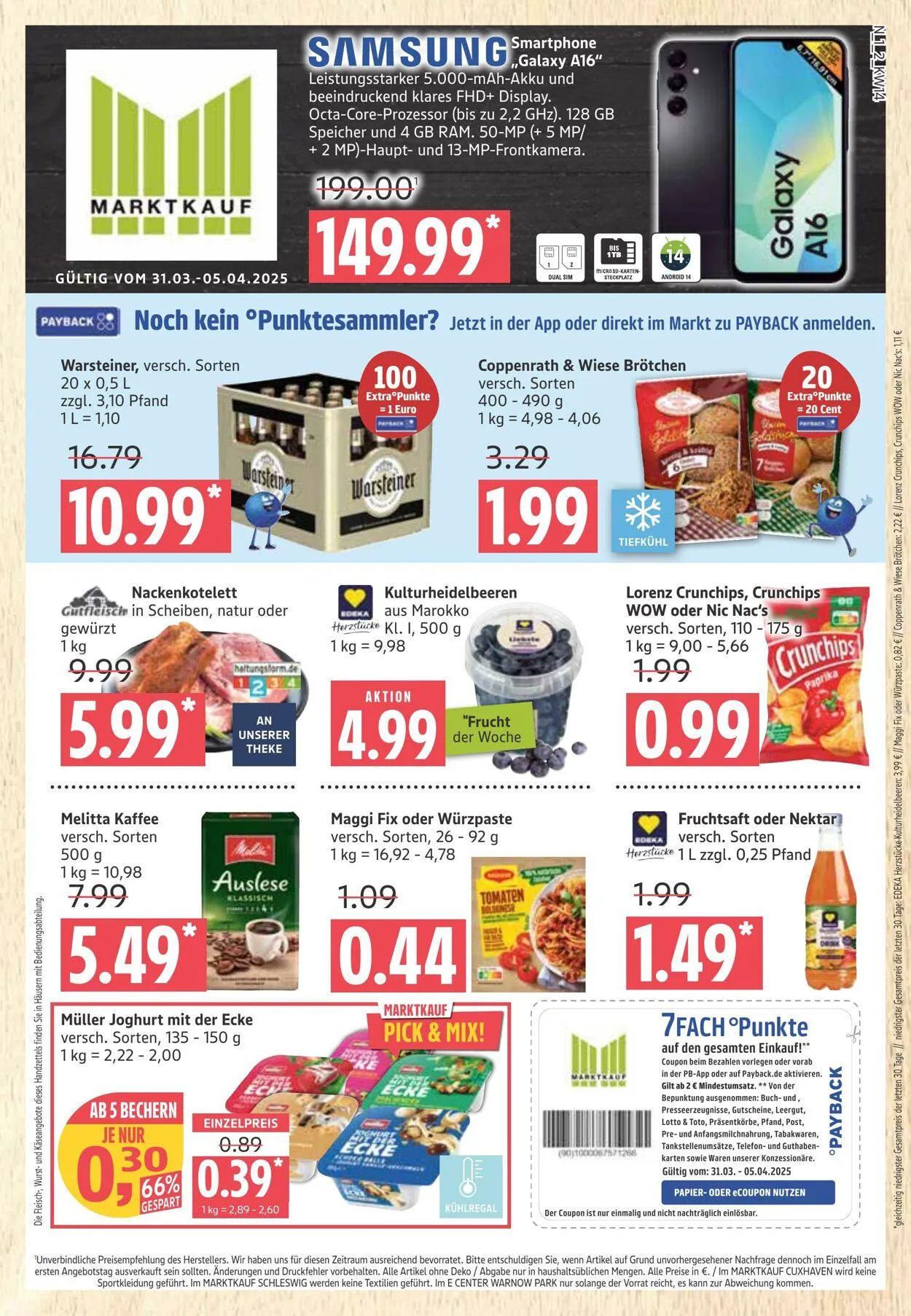 Marktkauf Aktueller Prospekt von 31. März bis 5. April 2025 - Prospekt seite 1