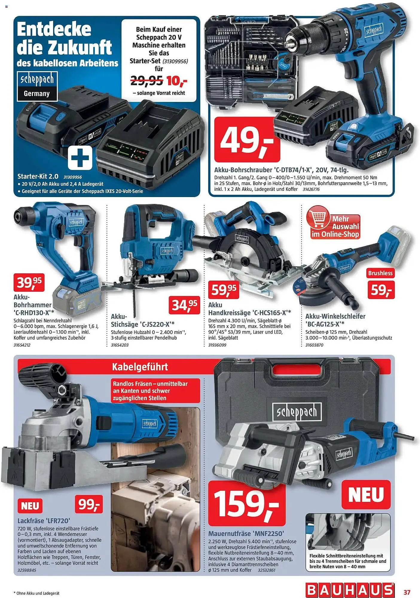 Bauhaus Prospekt von 29. November bis 3. Januar 2026 - Prospekt seite 37